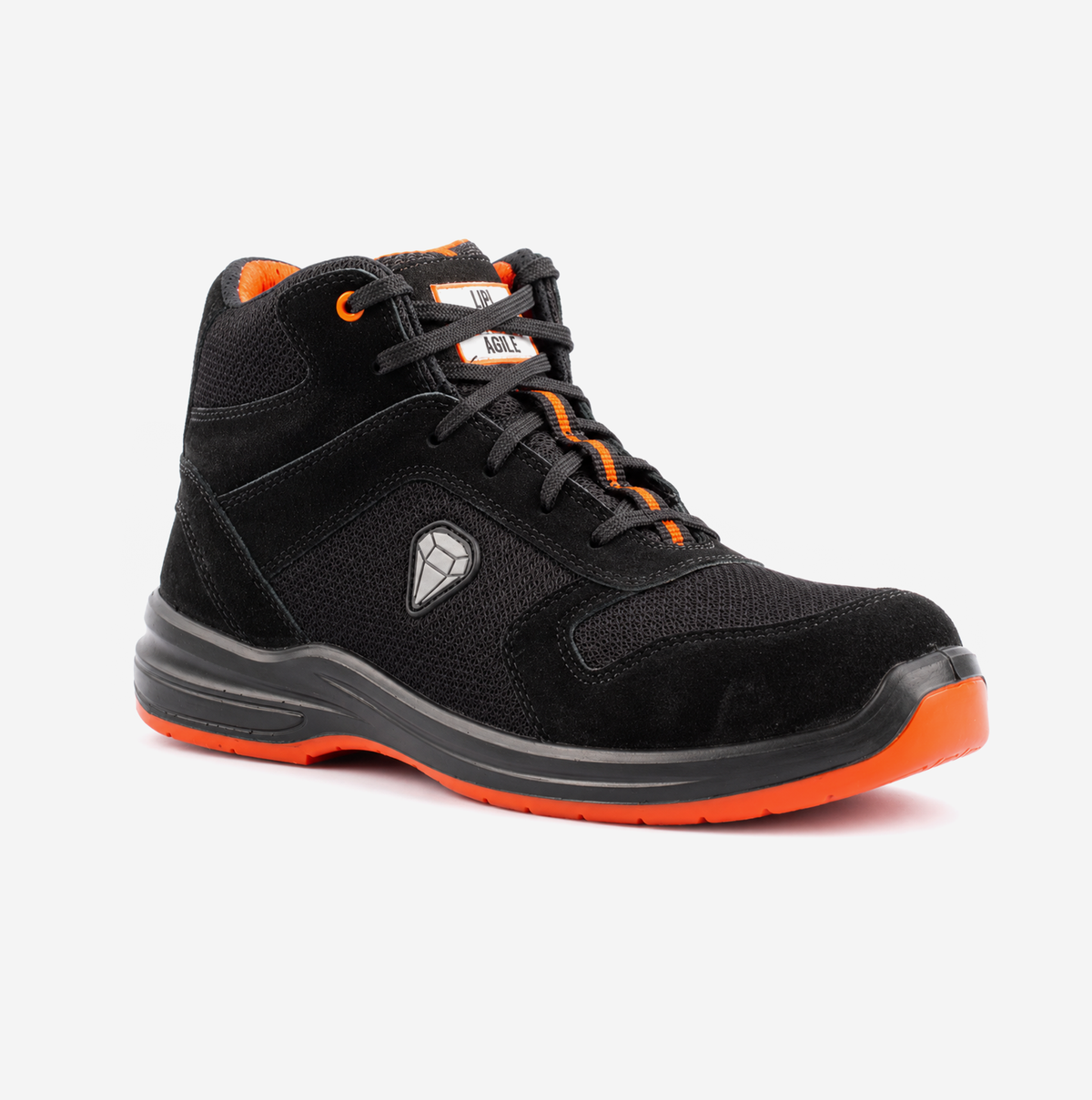 Unbreakable U118 Reef Hi Unisex Composite Toe Safety Hiker Boots Black