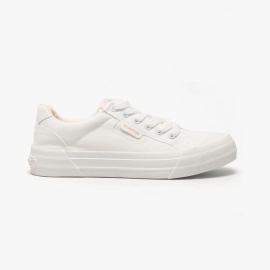 Rocket Dog CHEERY Womens Canvas Trainers White