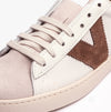 Victoria BERLIN LEATHER & SPLIT Womens Trainers White/Brown