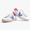 Victoria BERLIN LEATHER & NEON Womens Trainers Chicle