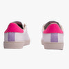 Victoria BERLIN LEATHER & NEON Womens Trainers Chicle