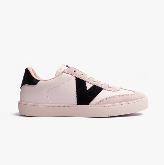 Victoria BERLIN FAUX LEATHER & SPLIT Womens Trainers Negro