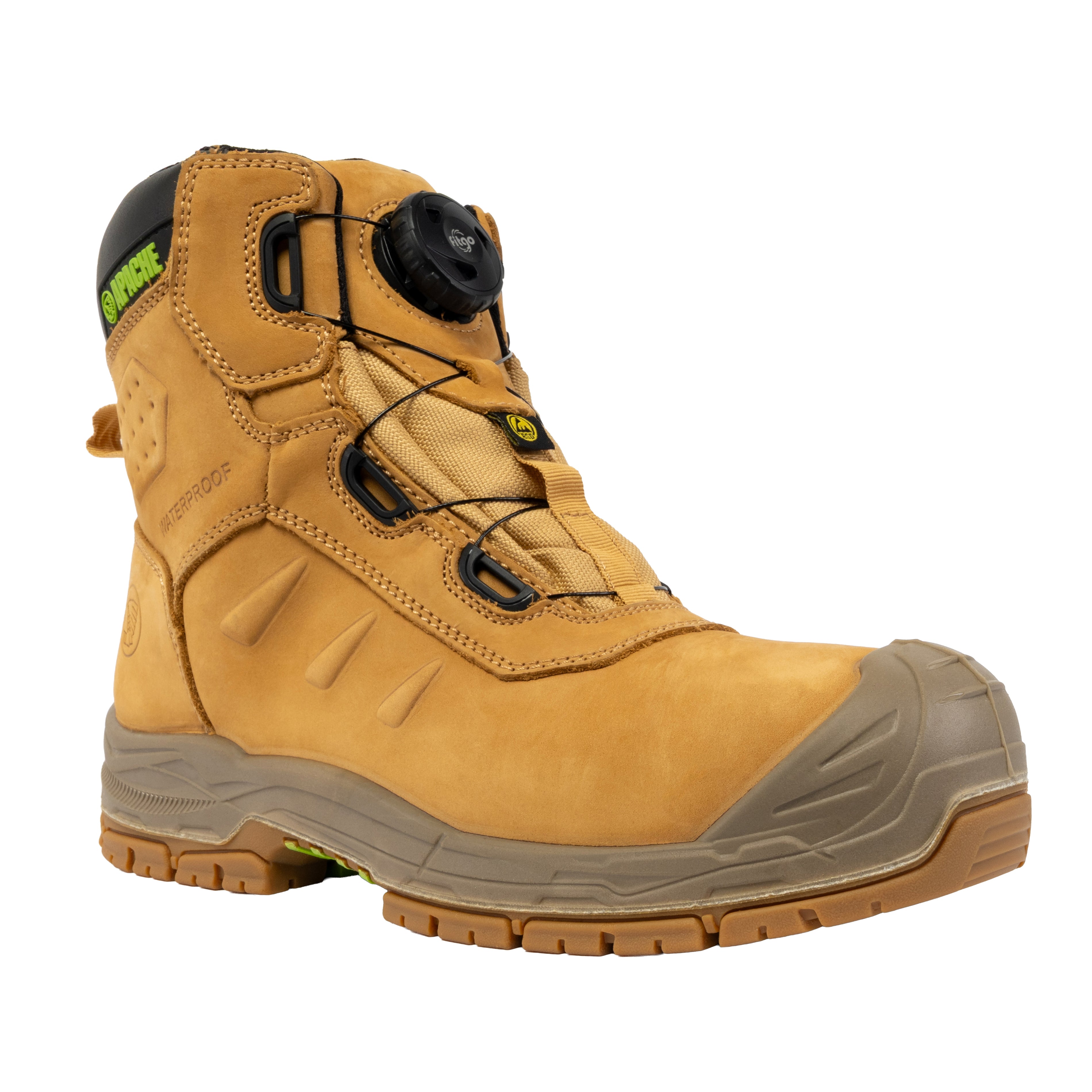 Apache CHURCHILL Unisex Adults Safety Boots Wheat