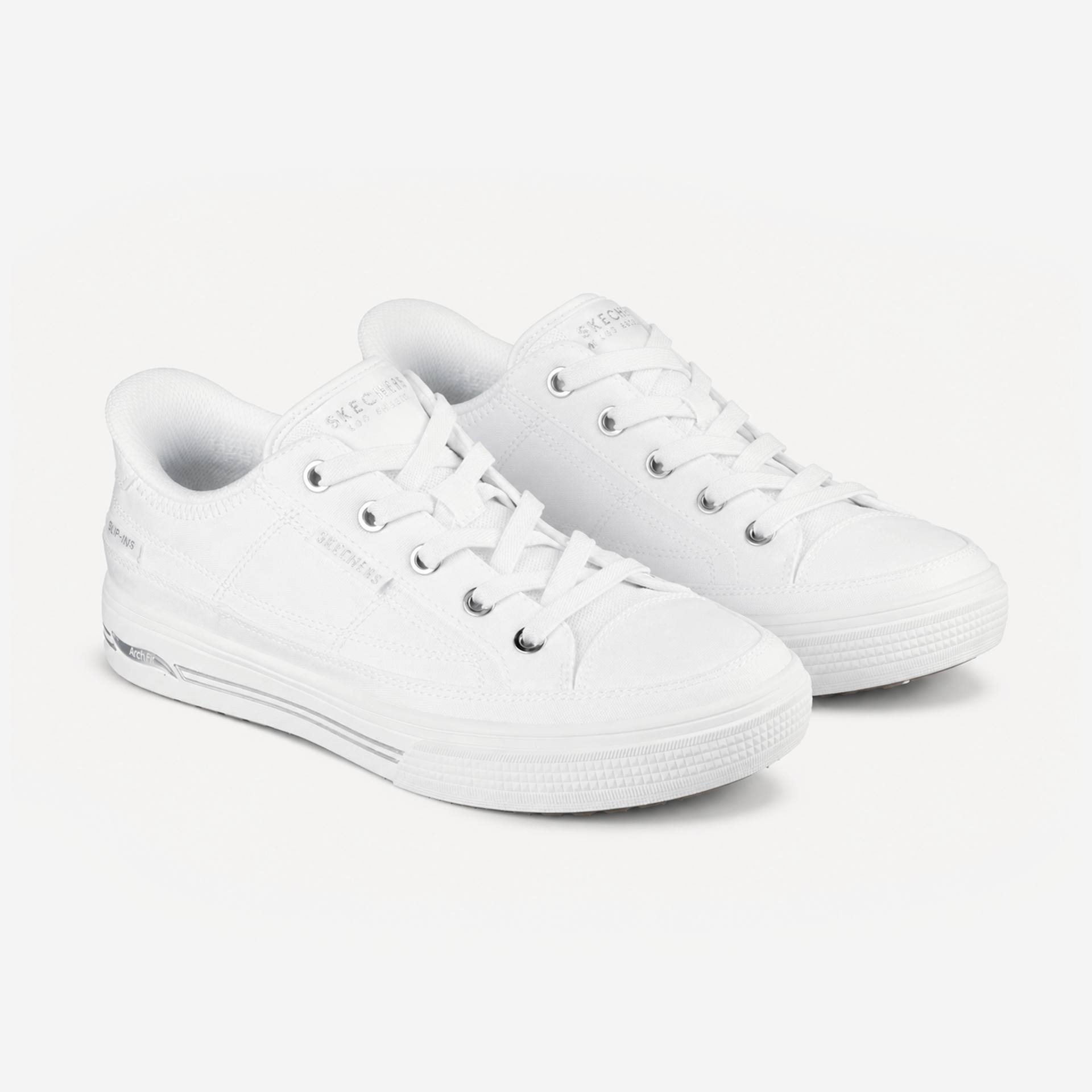 Skechers ARCH FIT ARCADE SEE YA THERE Womens Trainers White