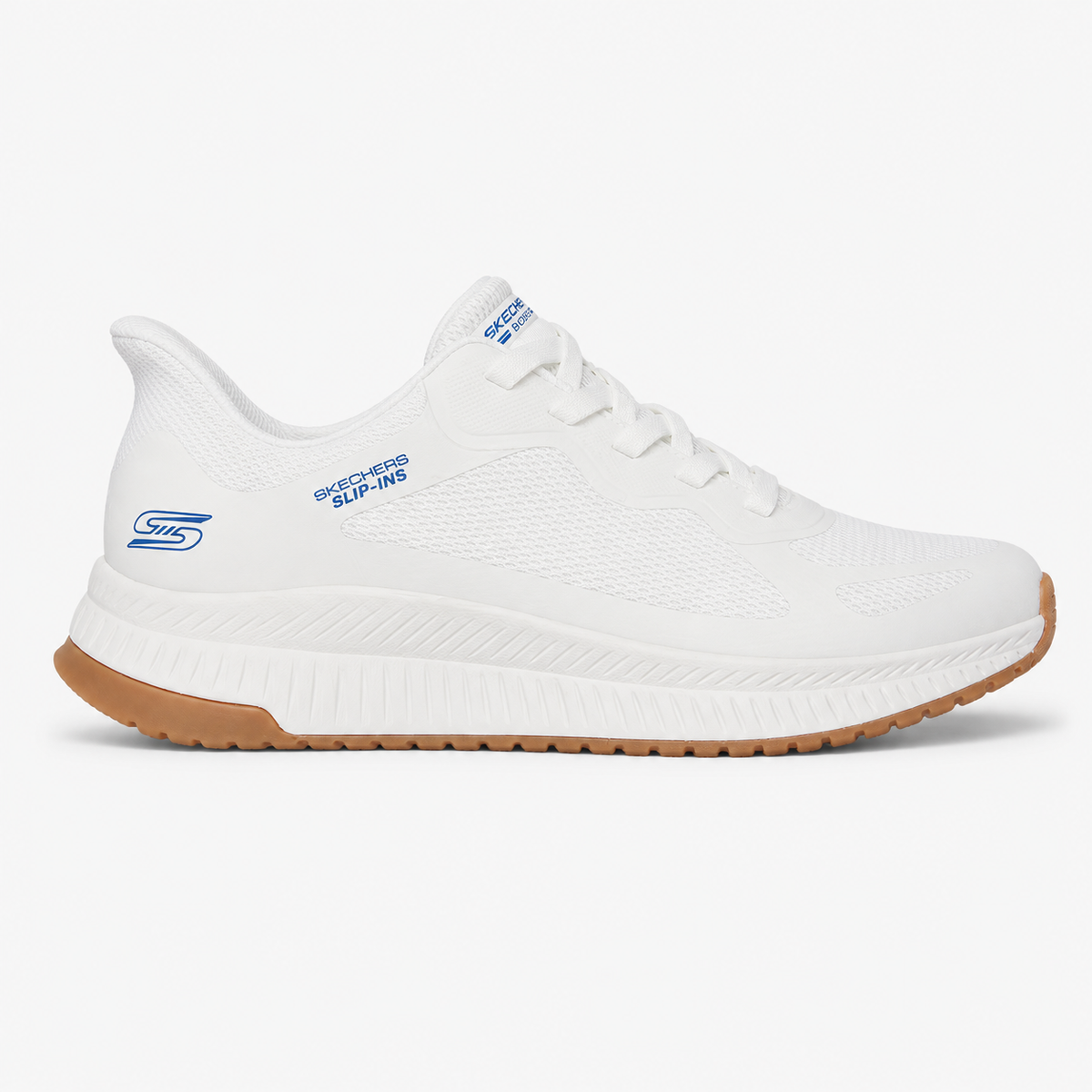 Skechers BOBS SPORT SQUAD CHAOS 4 Mens Casual Trainers White