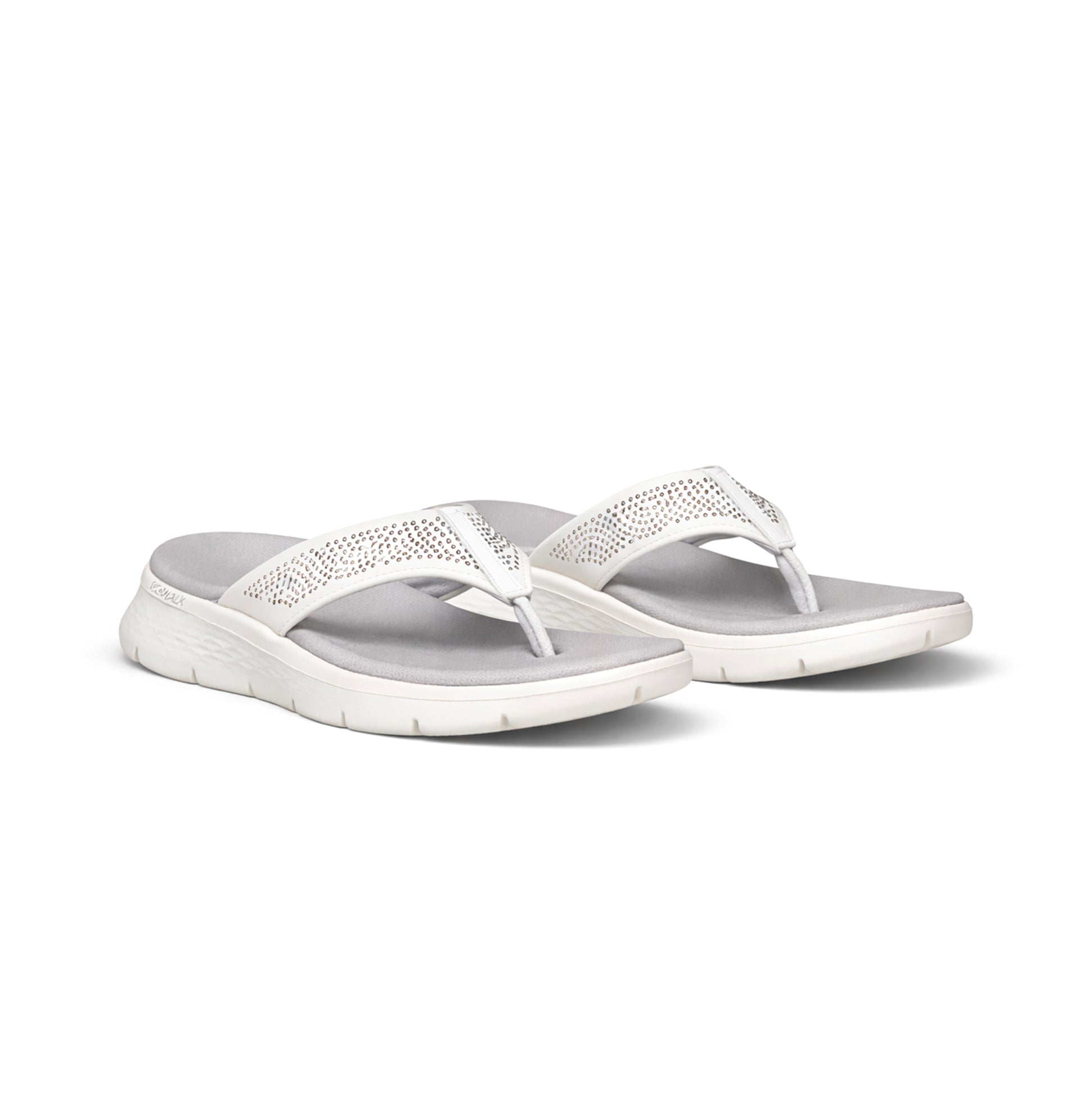 Skechers GO WALK FLEX SANDAL - MAREN Womens Toe-Post Sandals White