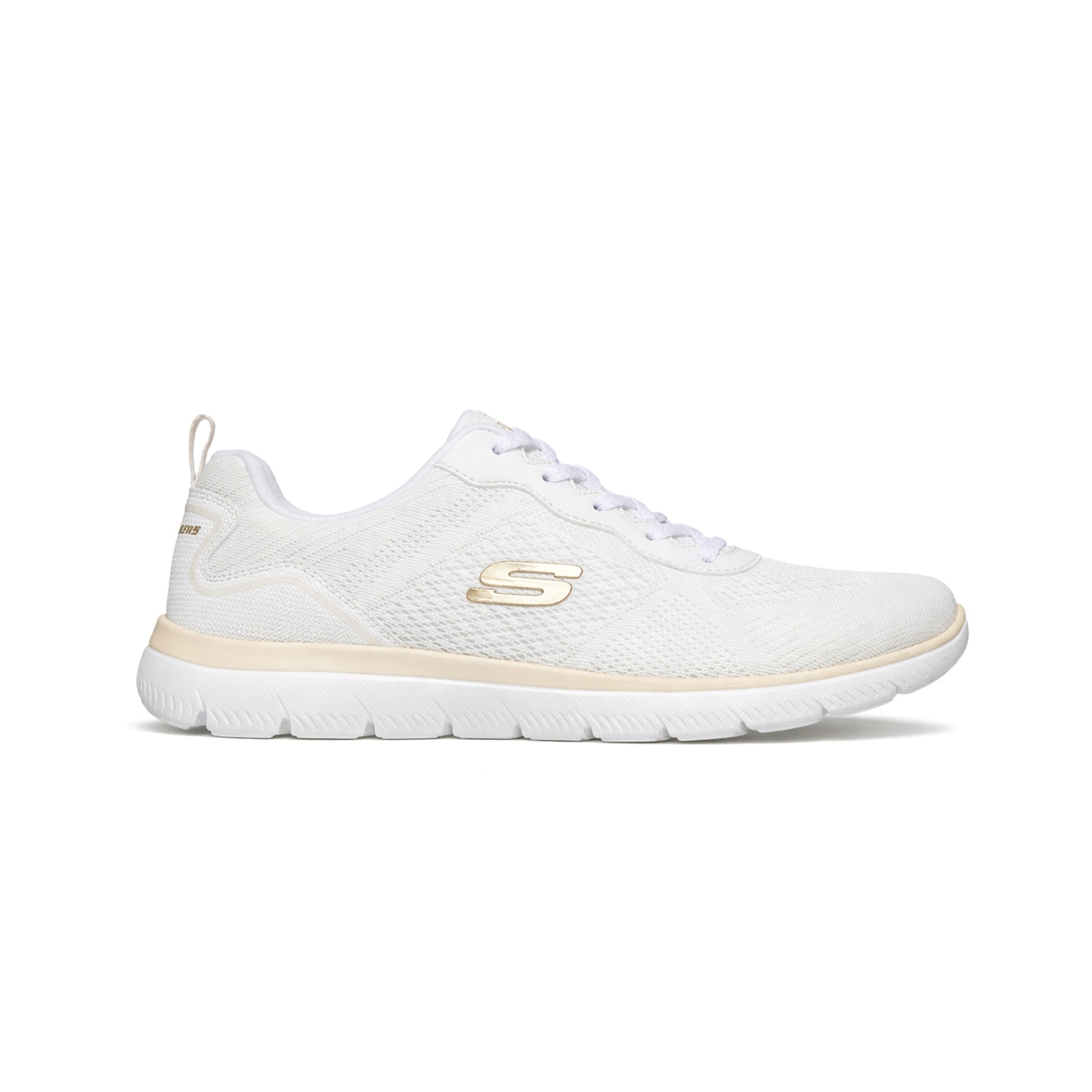 Skechers SUMMITS-QUIET DREAM Womens Casual Trainers White Natural