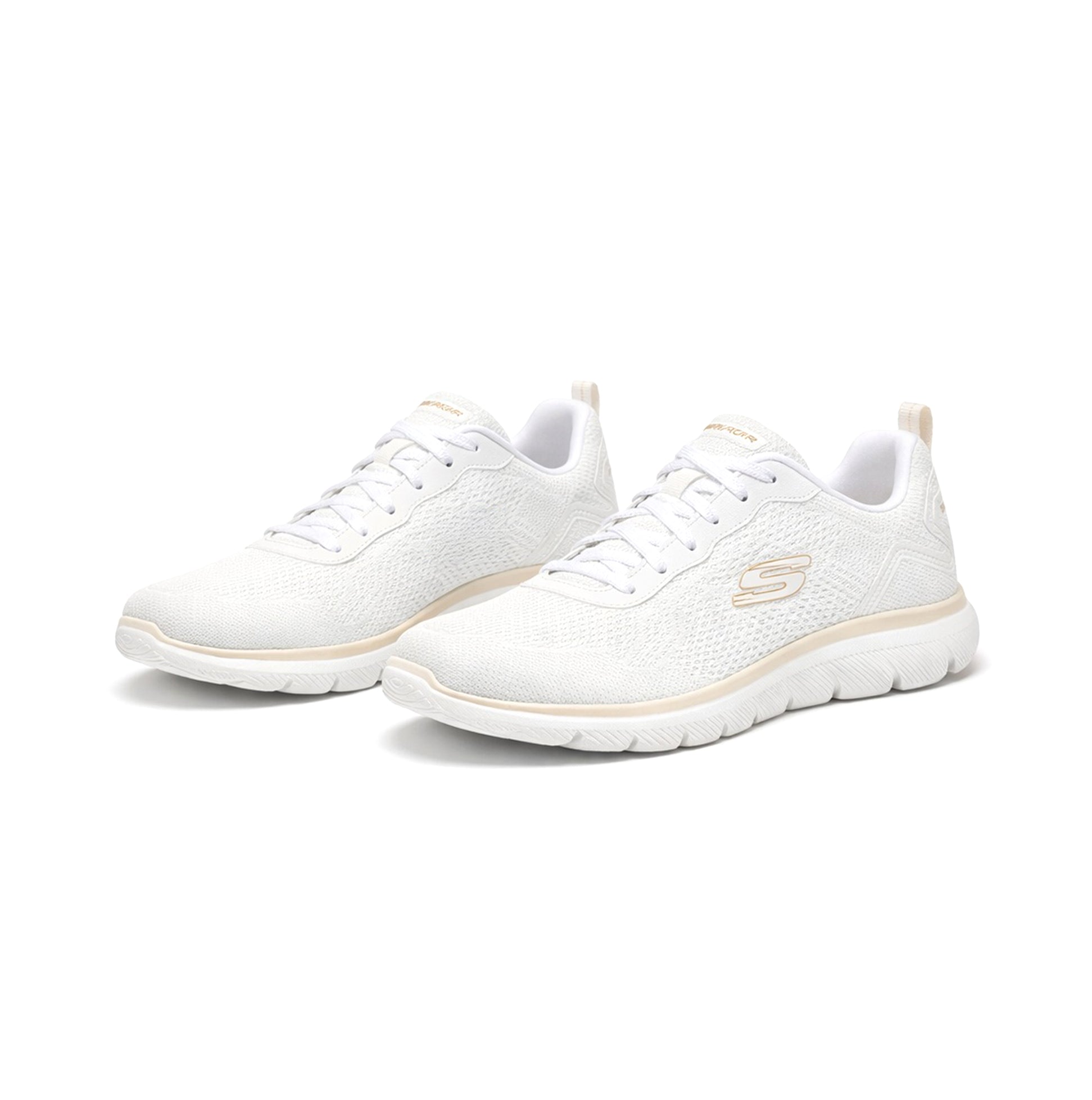 Skechers SUMMITS-QUIET DREAM Womens Casual Trainers White Natural