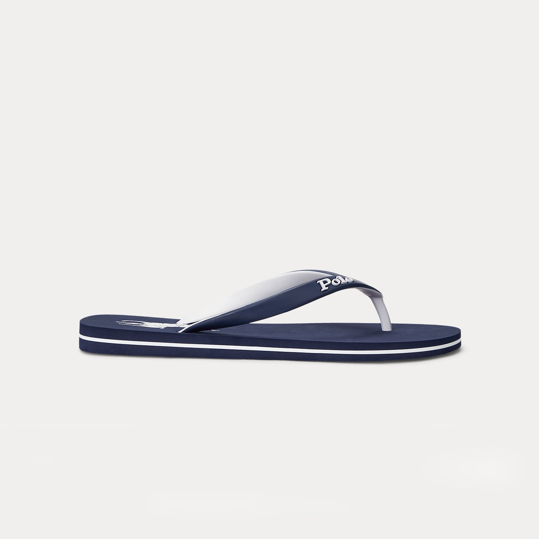 Polo Ralph Lauren BOLT Mens Flip-flops Navy/White