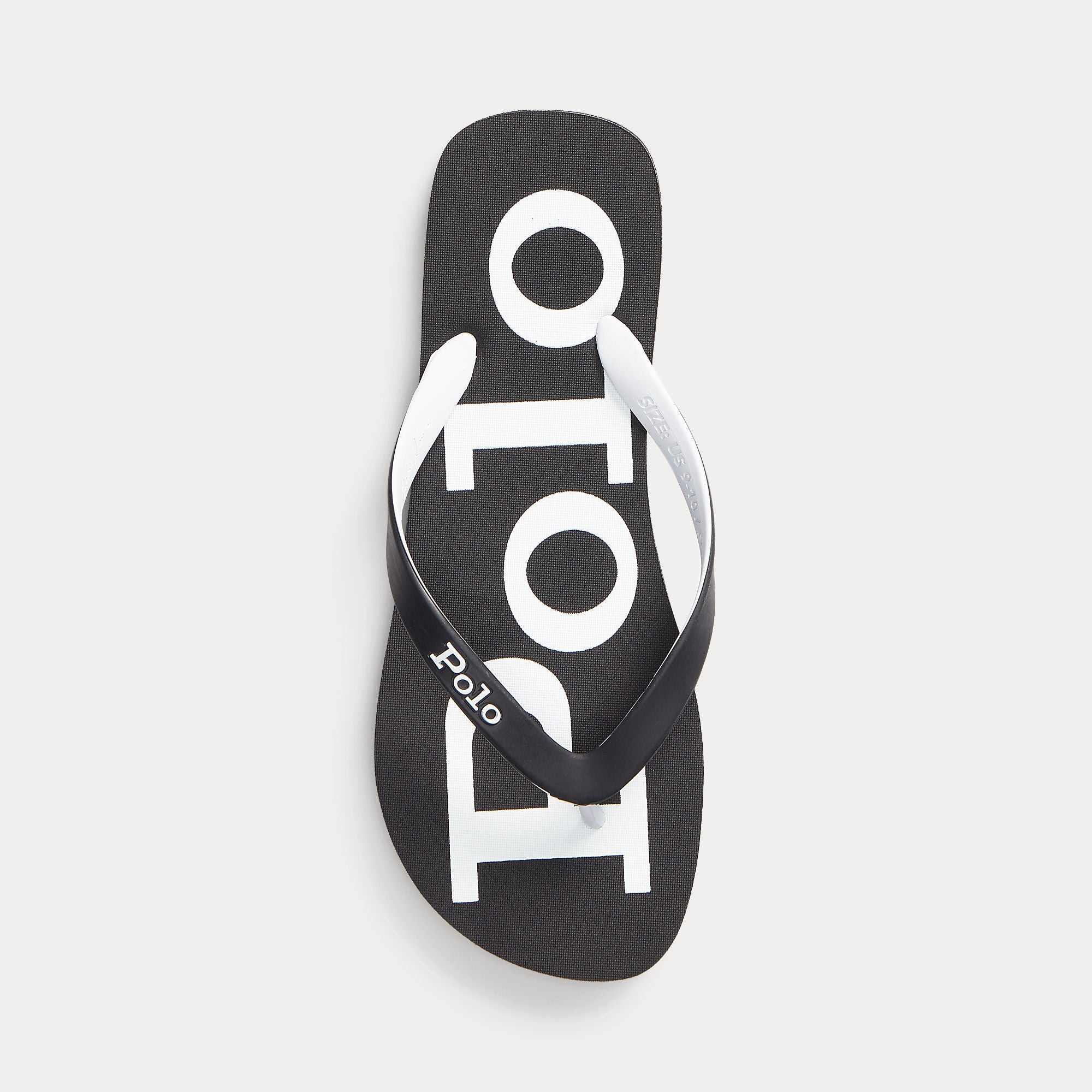 Polo Ralph Lauren BOLT Mens Flip-flops Black/White