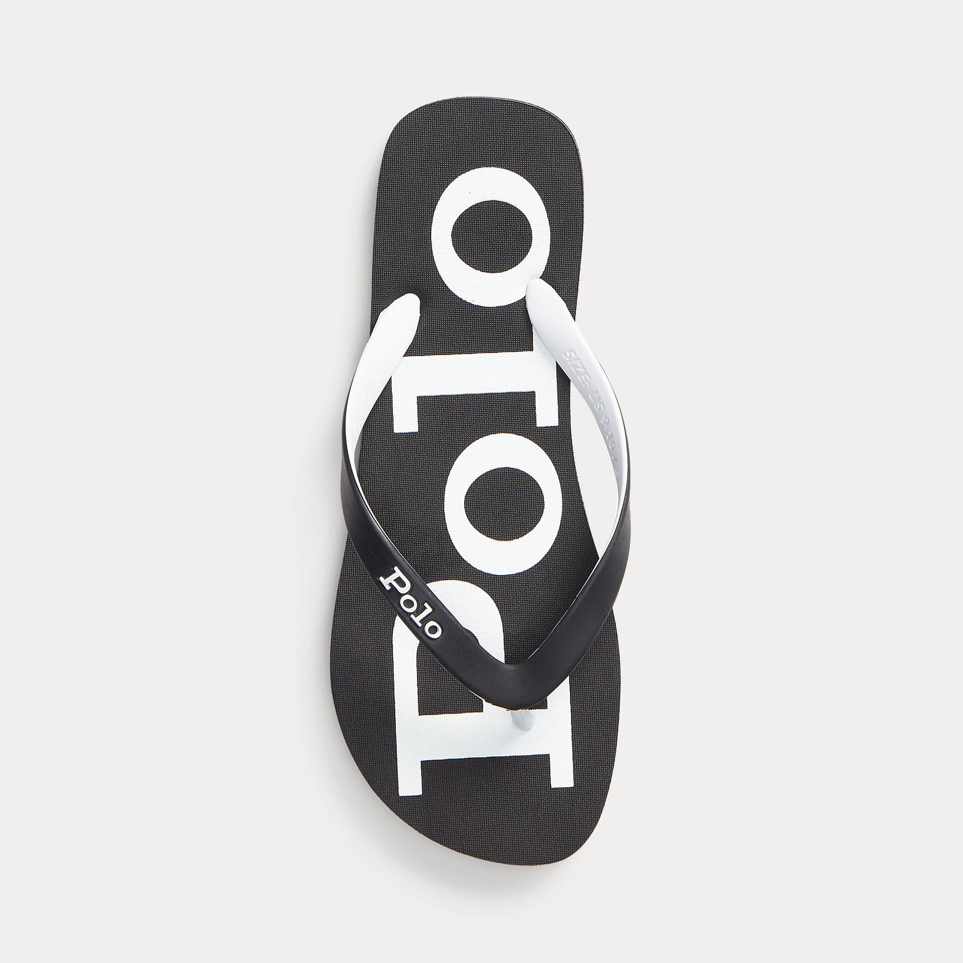 Polo Ralph Lauren BOLT Mens Flip-flops Black/White