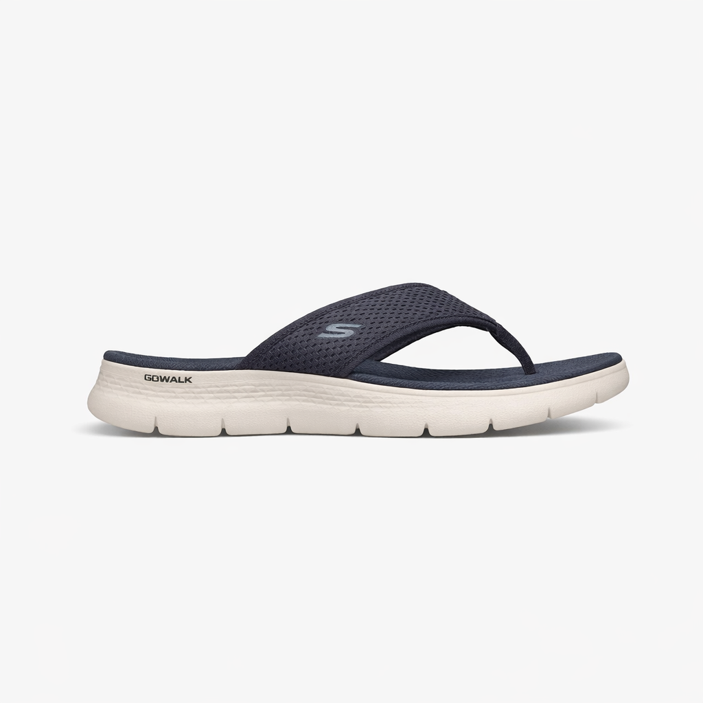 Skechers GO WALK FLEX SANDAL - HOLLY Womens Flip-flops Navy/White