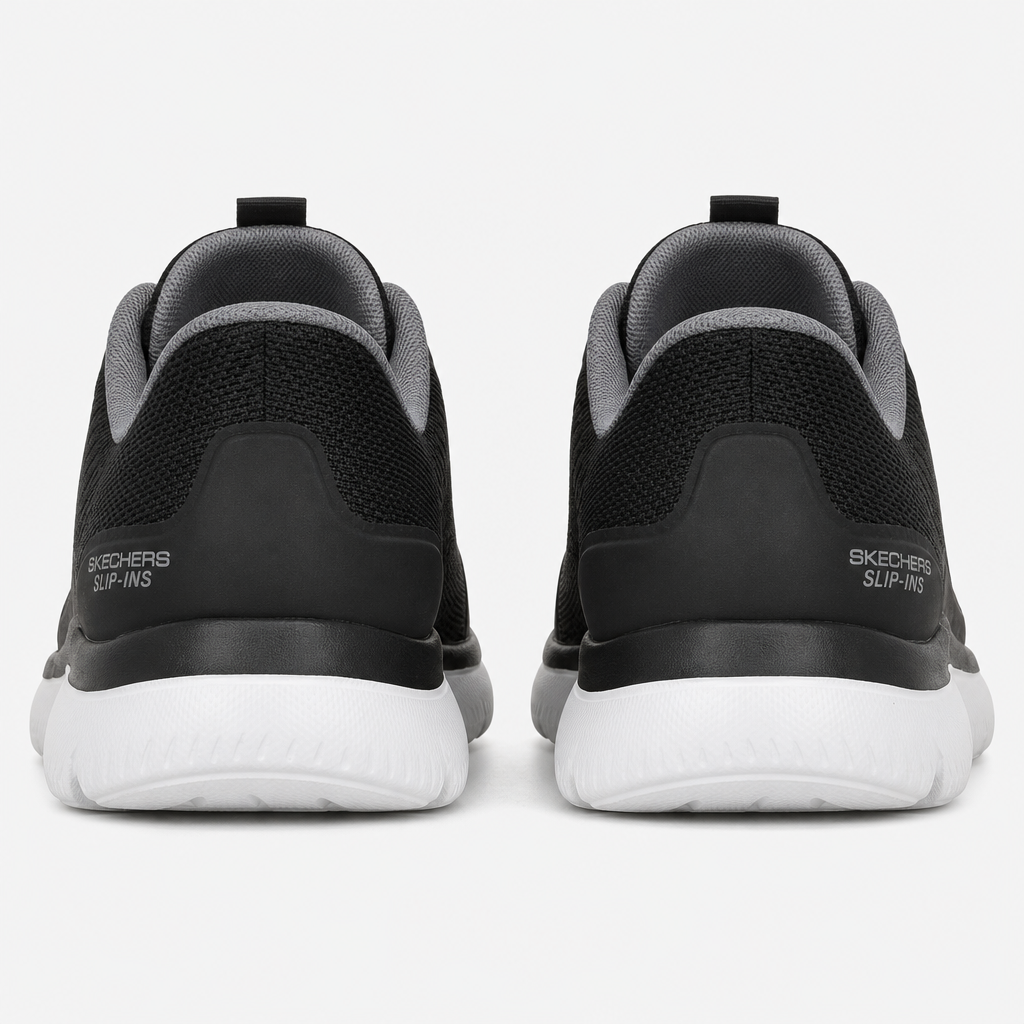 Skechers SUMMITS - LEYTER Mens Casual Trainers Black/White