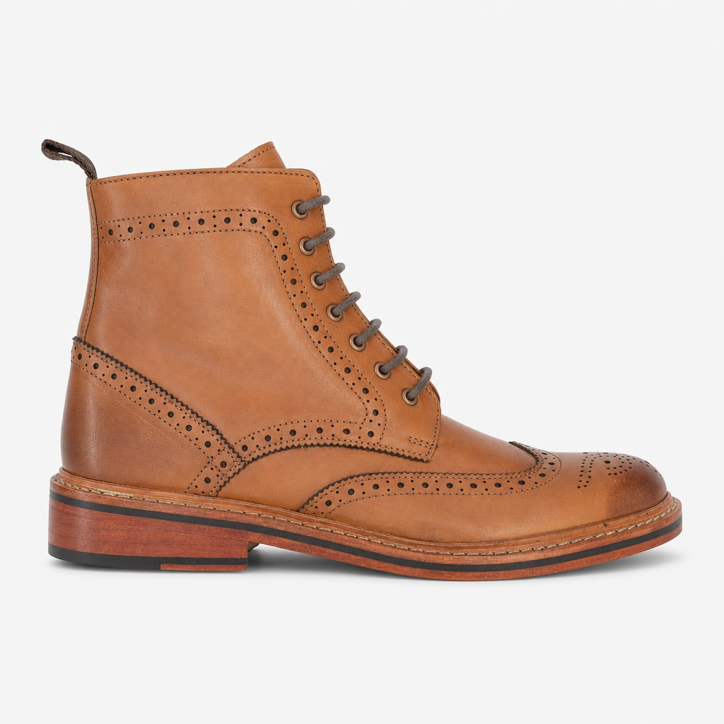 Woodland CYRIL Mens Ankle Boots Tan