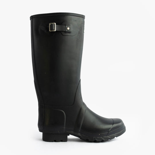 Woodland COUNTRY Wide Calf Unisex Buckle Wellington Boots Navy Blue