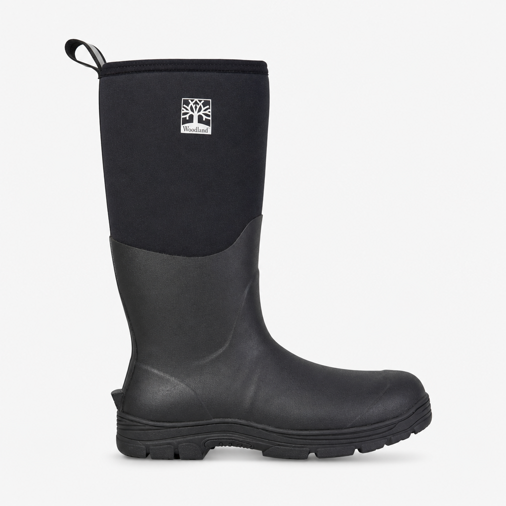 Woodland MARLEY Unisex Adults Wellingtons Black