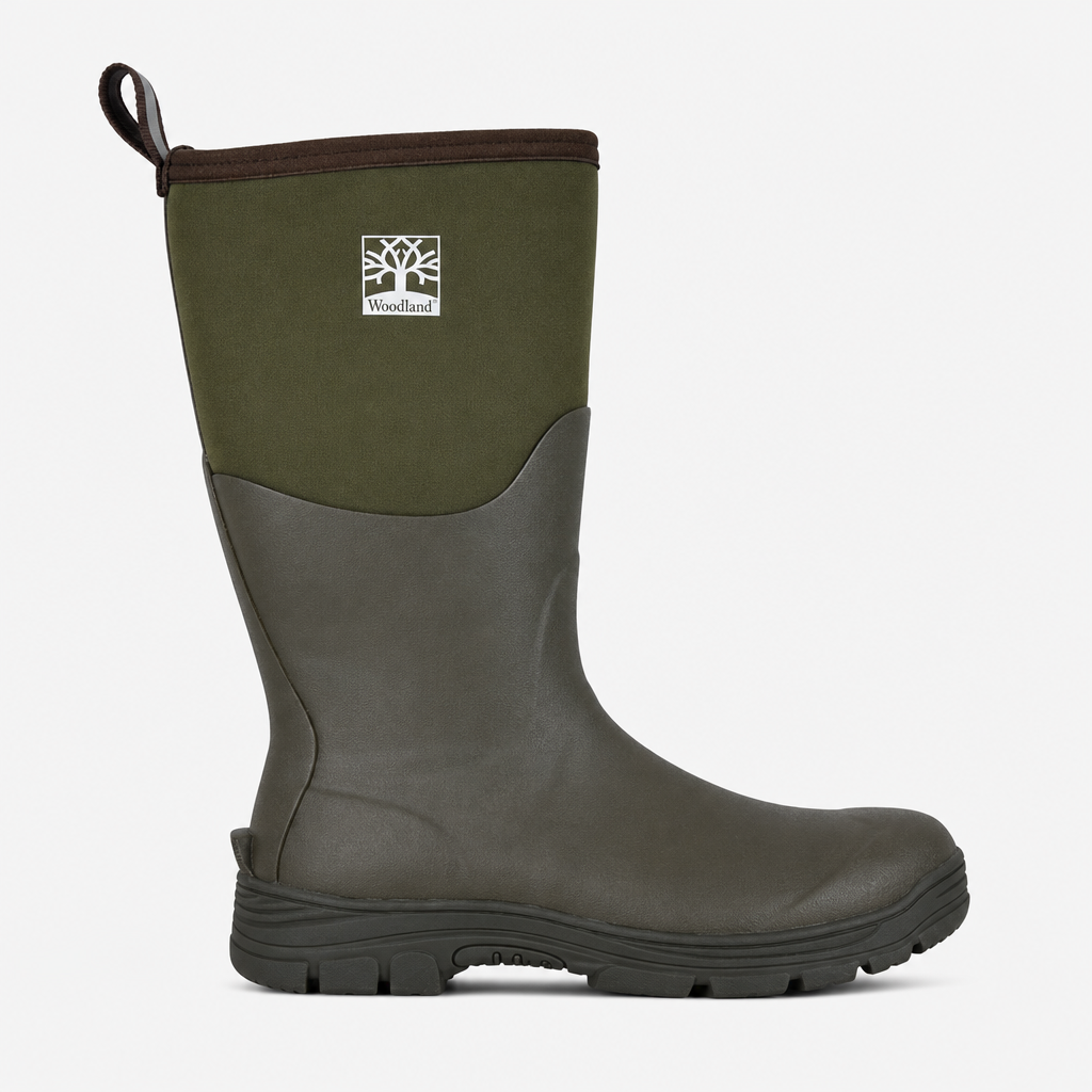Woodland MARLEY Unisex Adults Tall Boots Olive Green