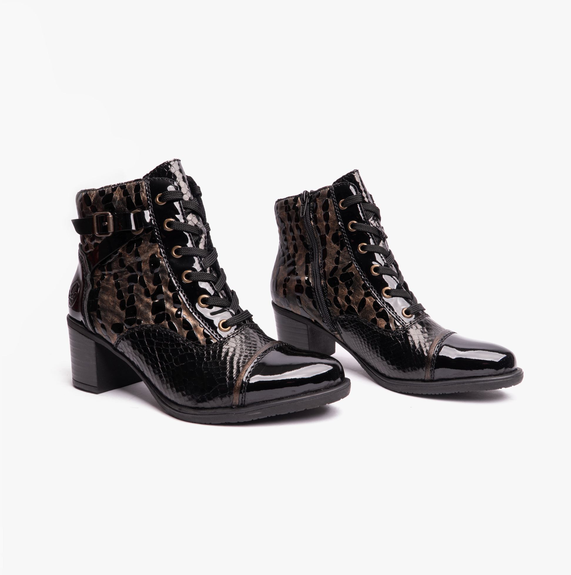 Rieker Y2032-00 Womens Boots Black