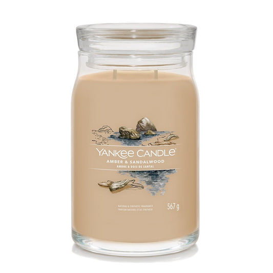 Yankee Amber & Sandalwood Signature Large Jar