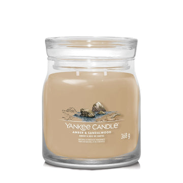Yankee Amber & Sandalwood Signature Medium Jar