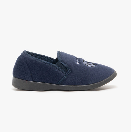 Zedzzz MIDFIELD Boys Full Slippers Navy
