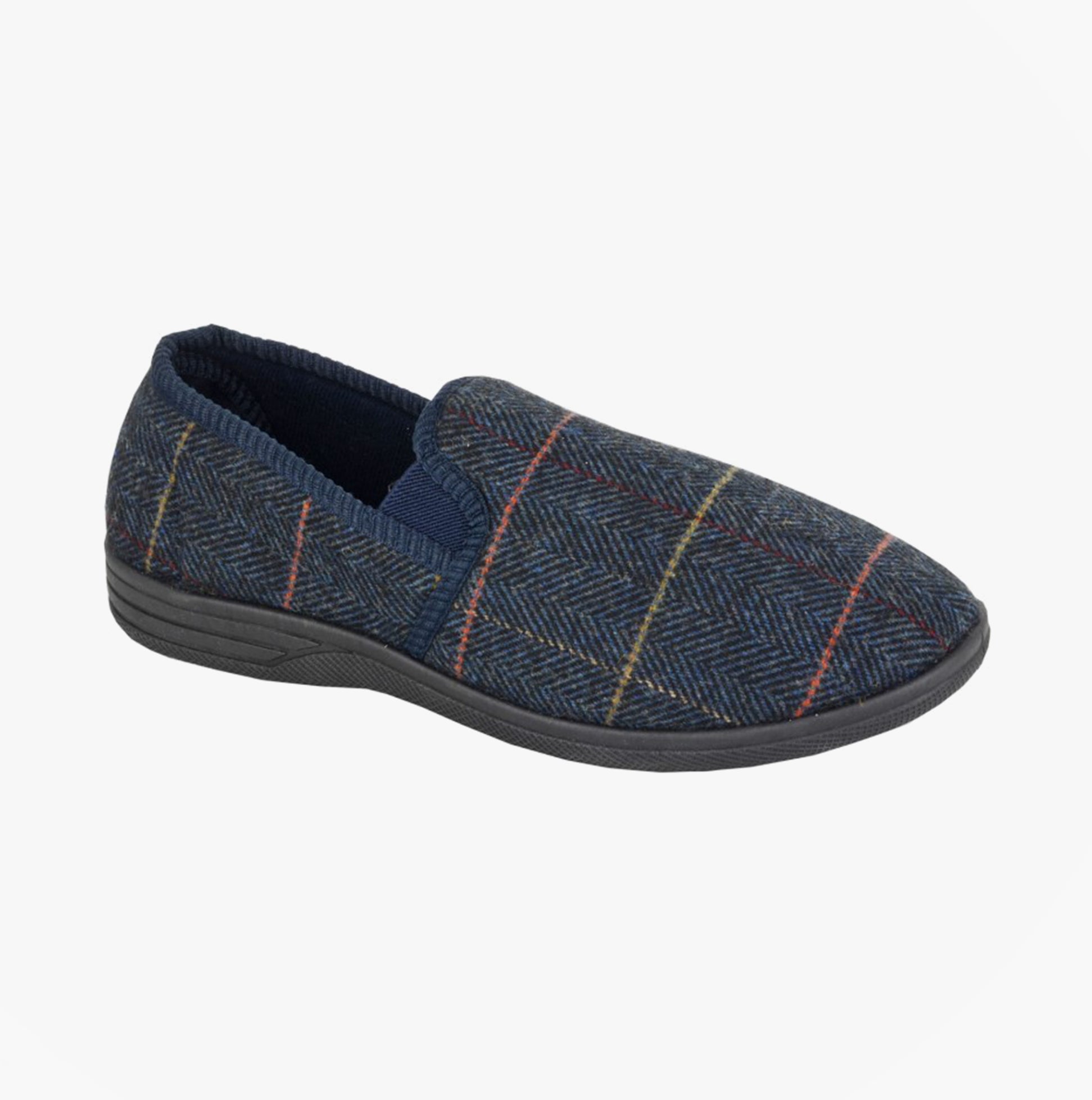 Zedzzz KENNY Mens Full Slippers Slippers Navy