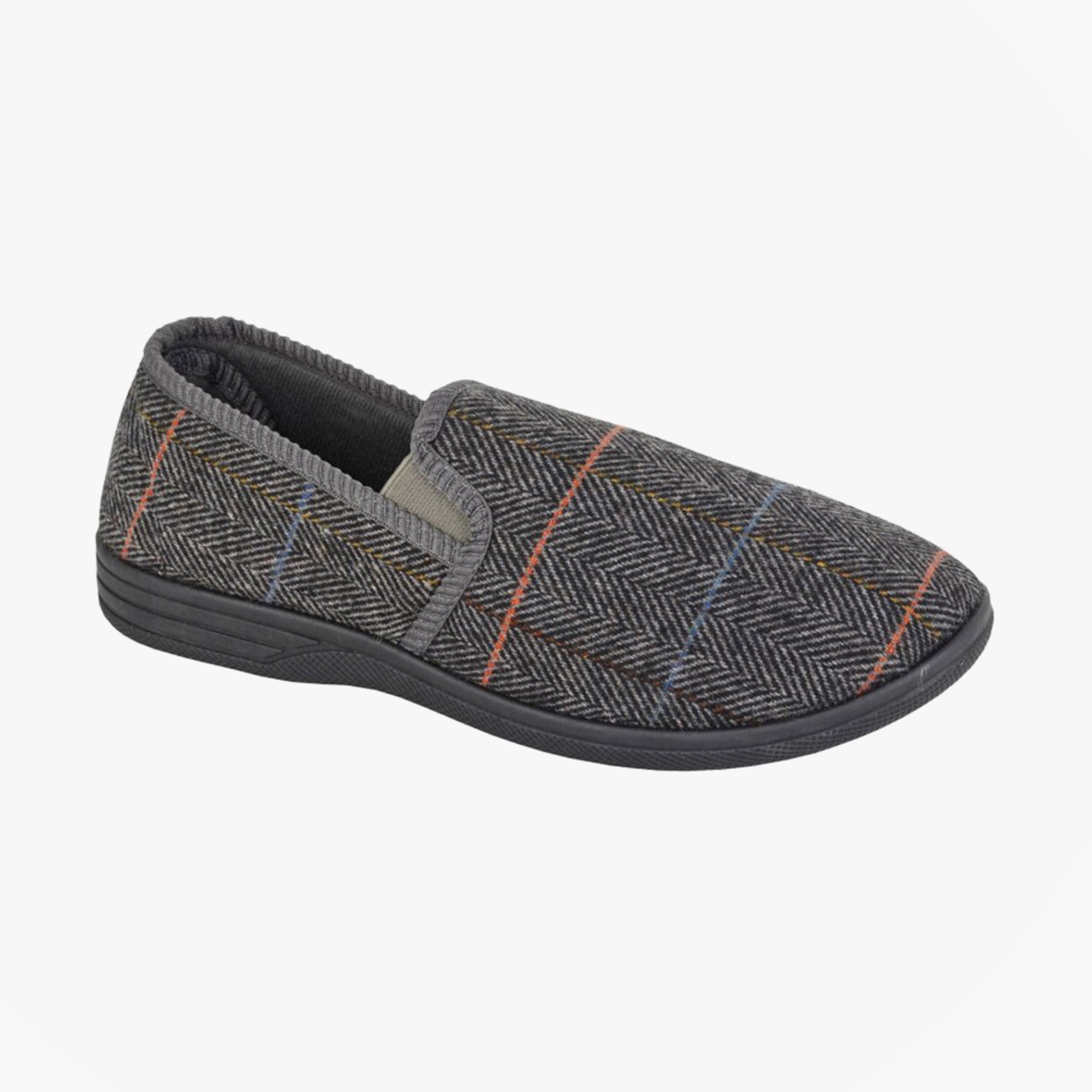 Zedzzz KENNY Mens Full Slippers Slippers Grey