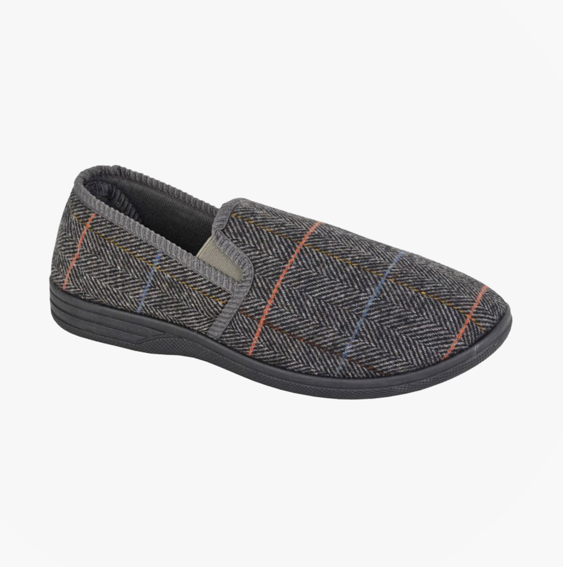 Zedzzz KENNY Mens Full Slippers Slippers Grey