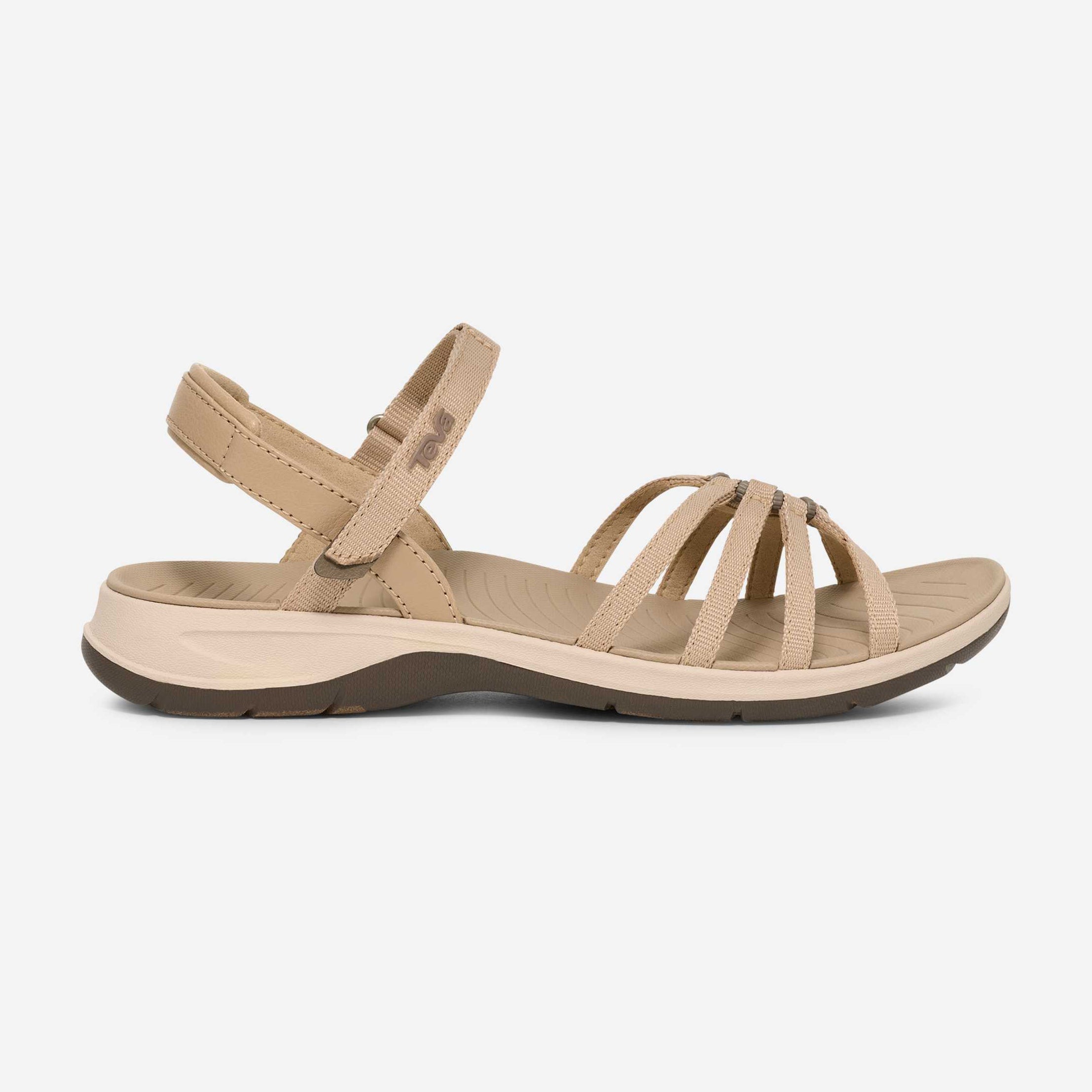 Teva TIRRATRAVELER Womens Cross Strap Sandals White Pepper