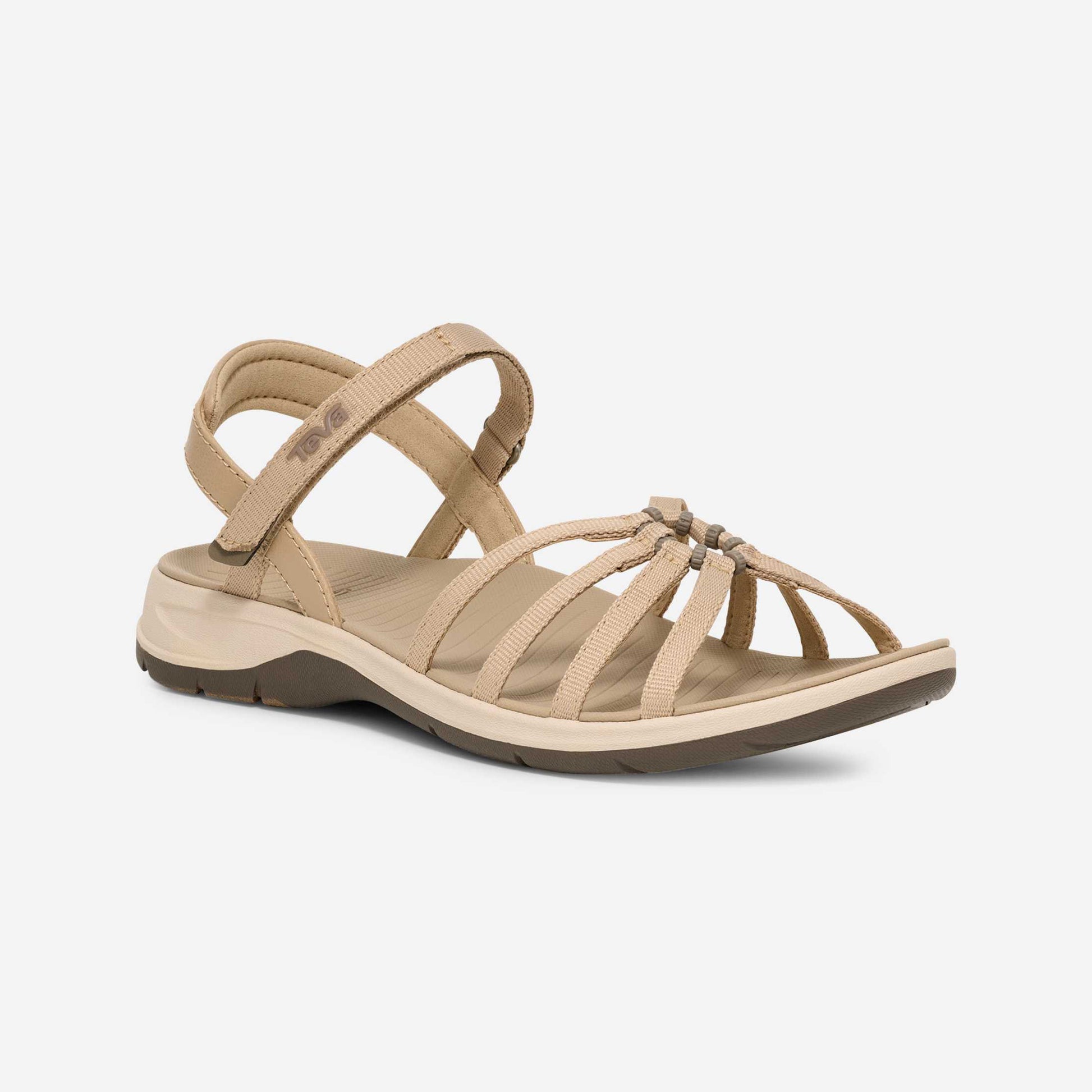Teva TIRRATRAVELER Womens Cross Strap Sandals White Pepper