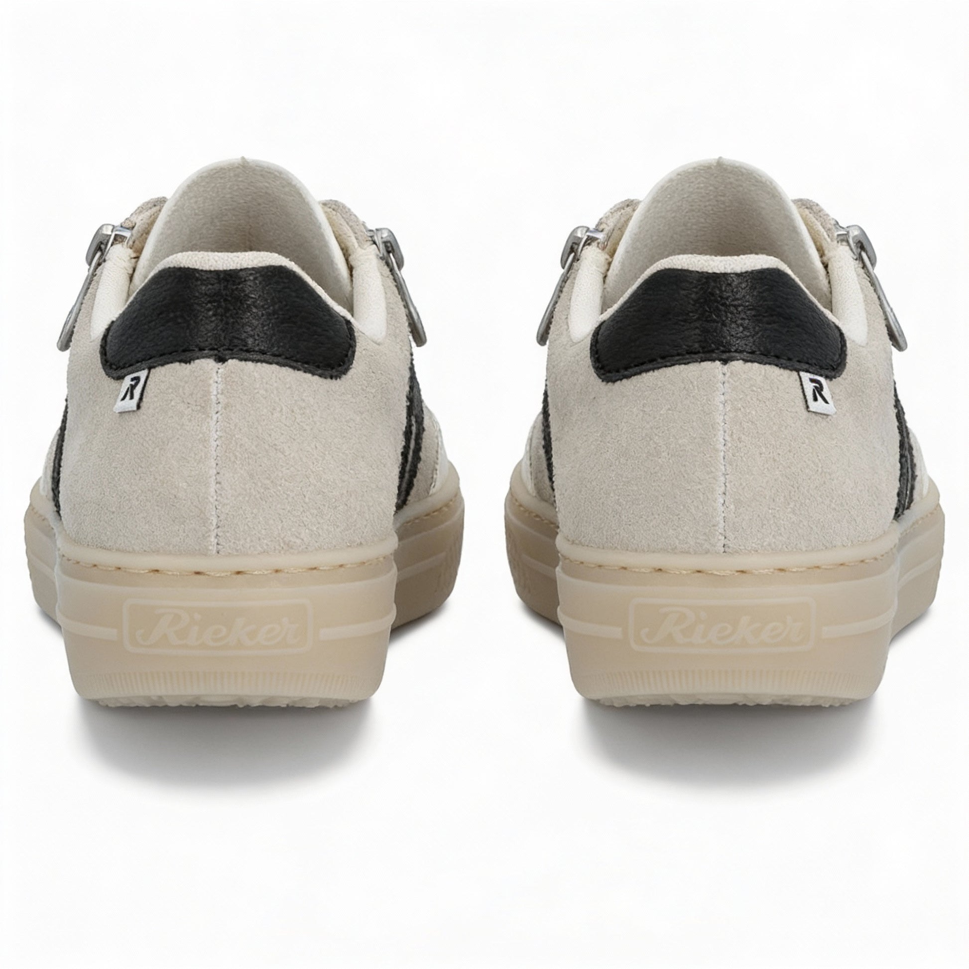 Rieker ENYA Womens Court Trainers Off White