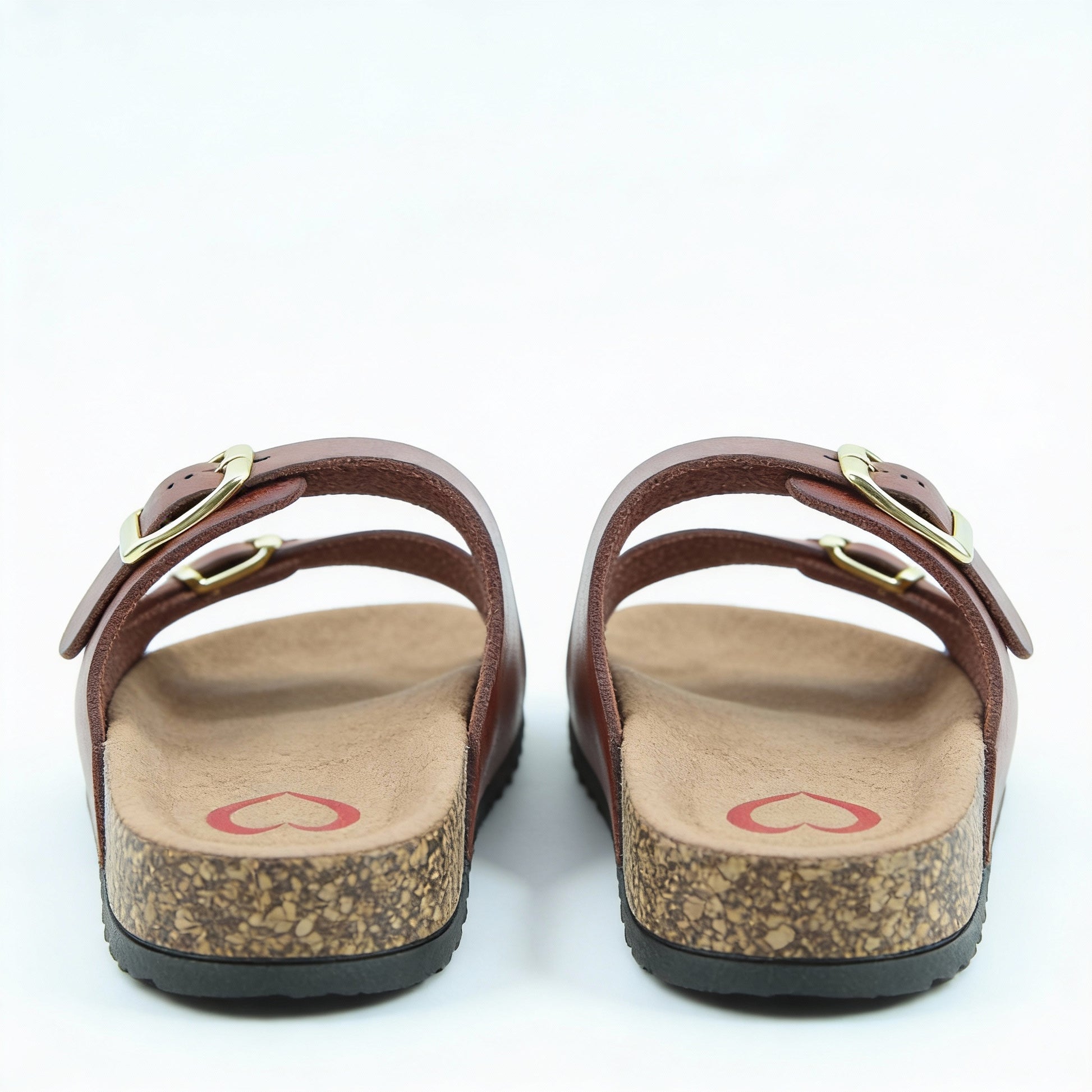Heavenly Feet HARMONY2 Womens Mules Sandals Redwood