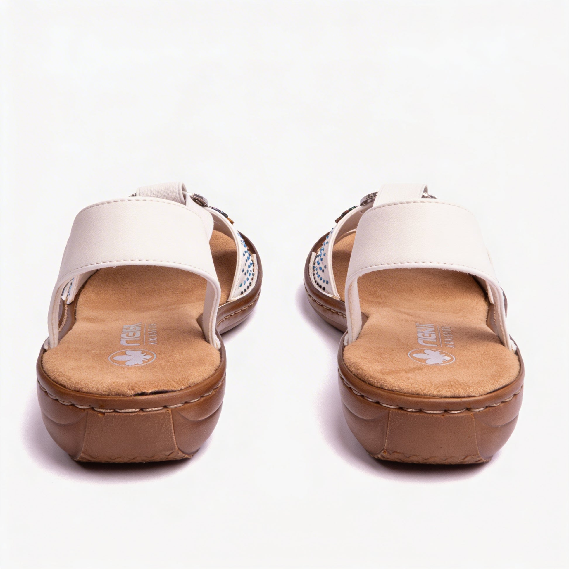 Rieker 60880-80 Womens Sandals White