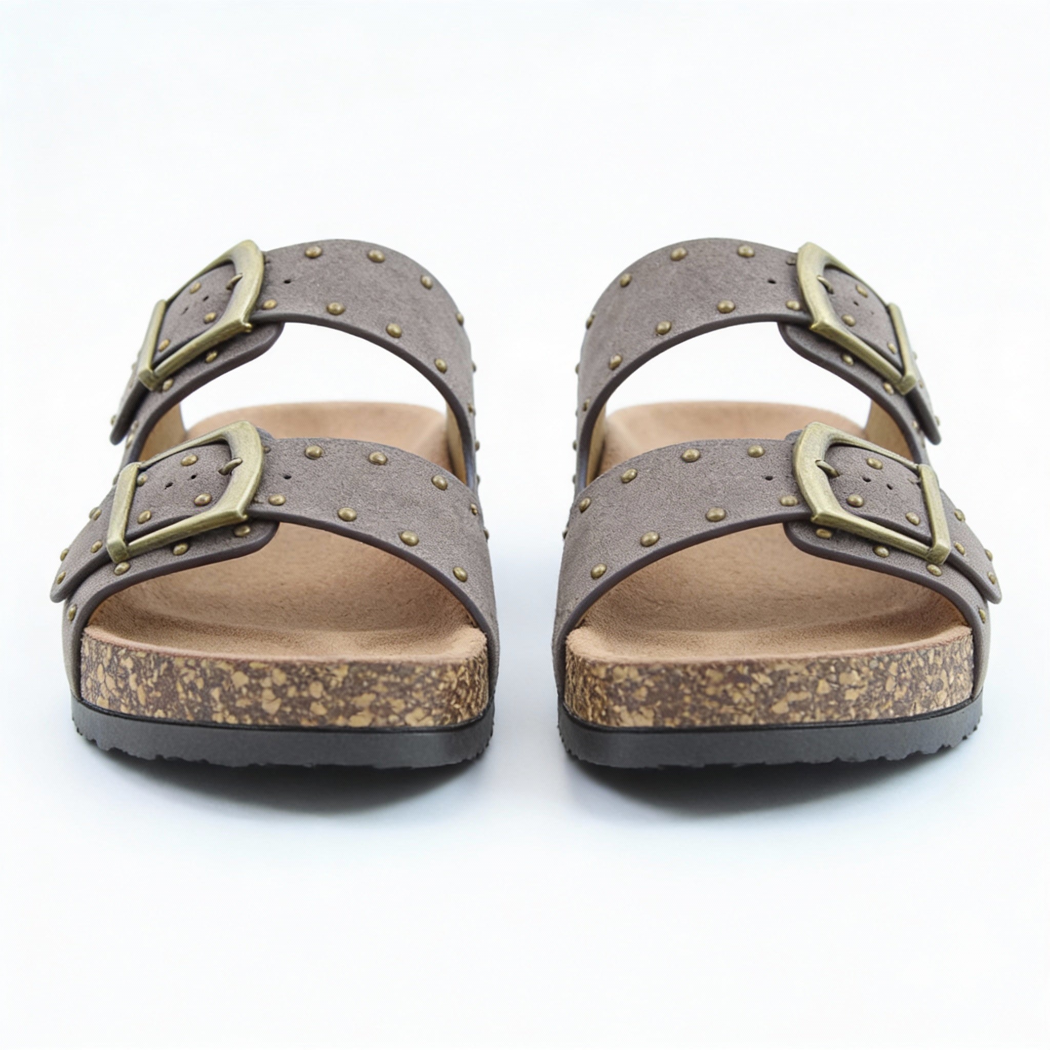 Heavenly Feet POLLY Womens Mules Sandals Bark