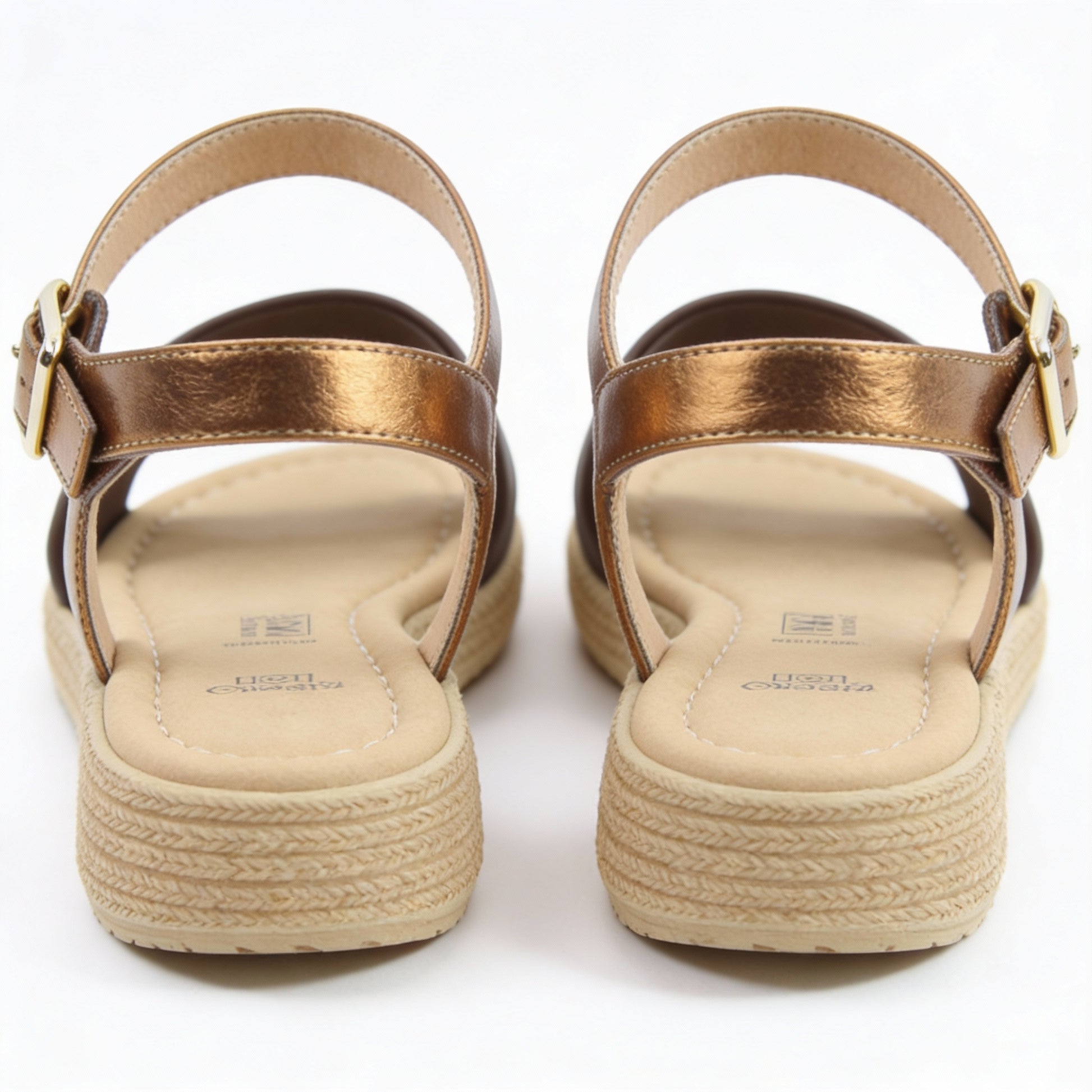 Heavenly Feet SARA Womens Platform  Sandals Chocolate Bronze