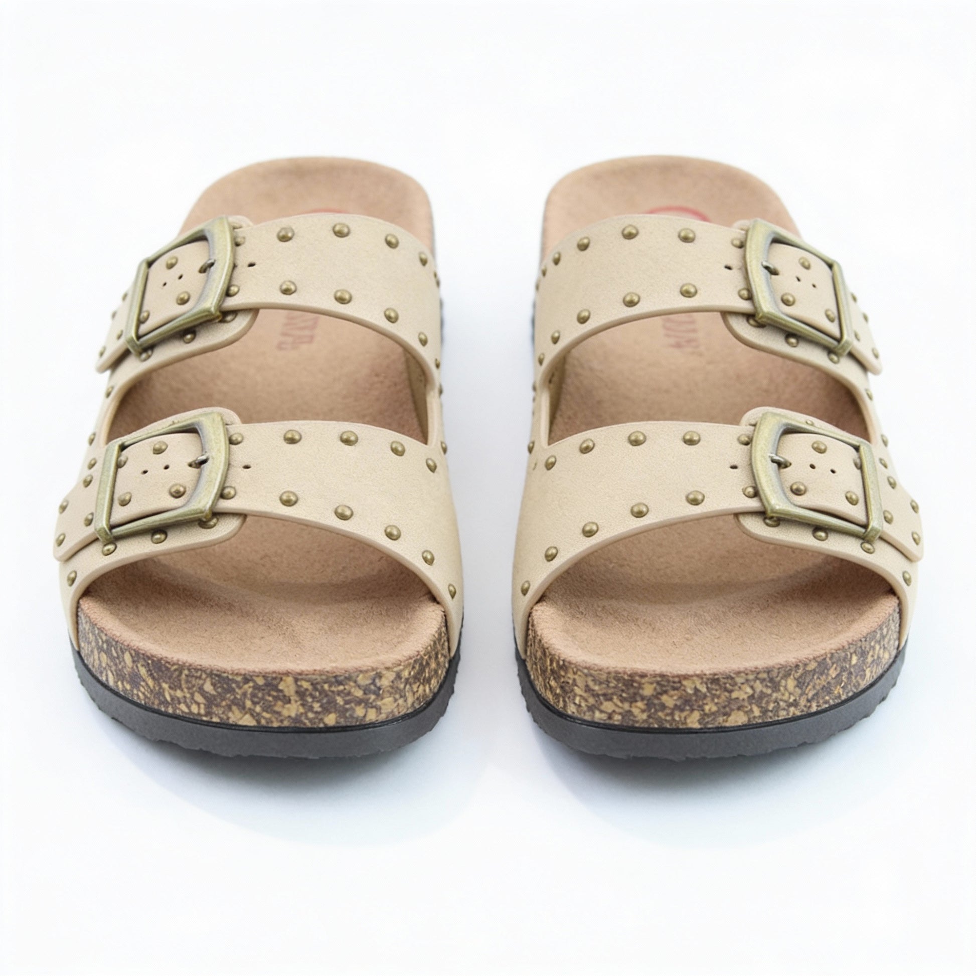 Heavenly Feet POLLY Womens Mules Sandals Beige