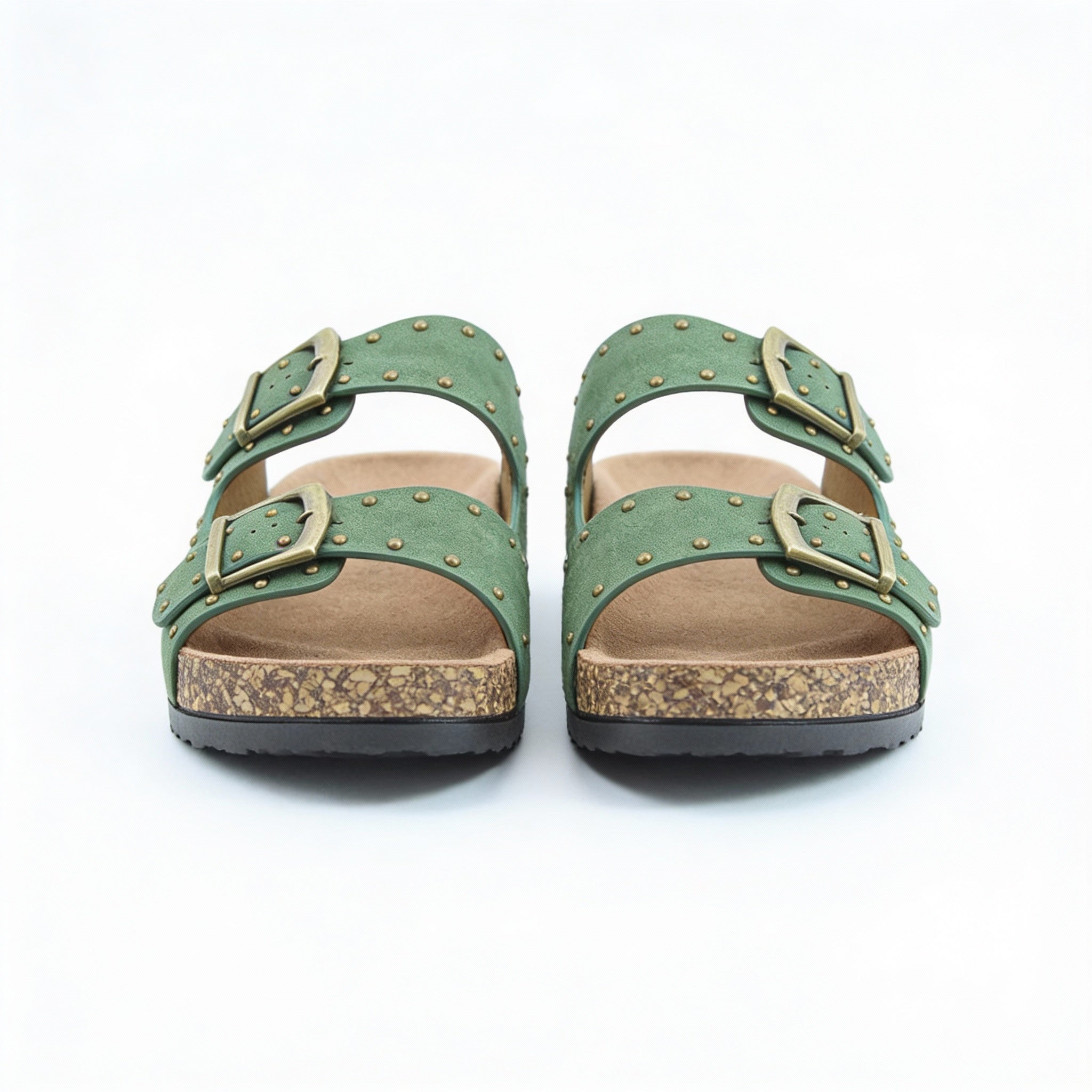 Heavenly Feet POLLY Womens Mules Sandals Forest