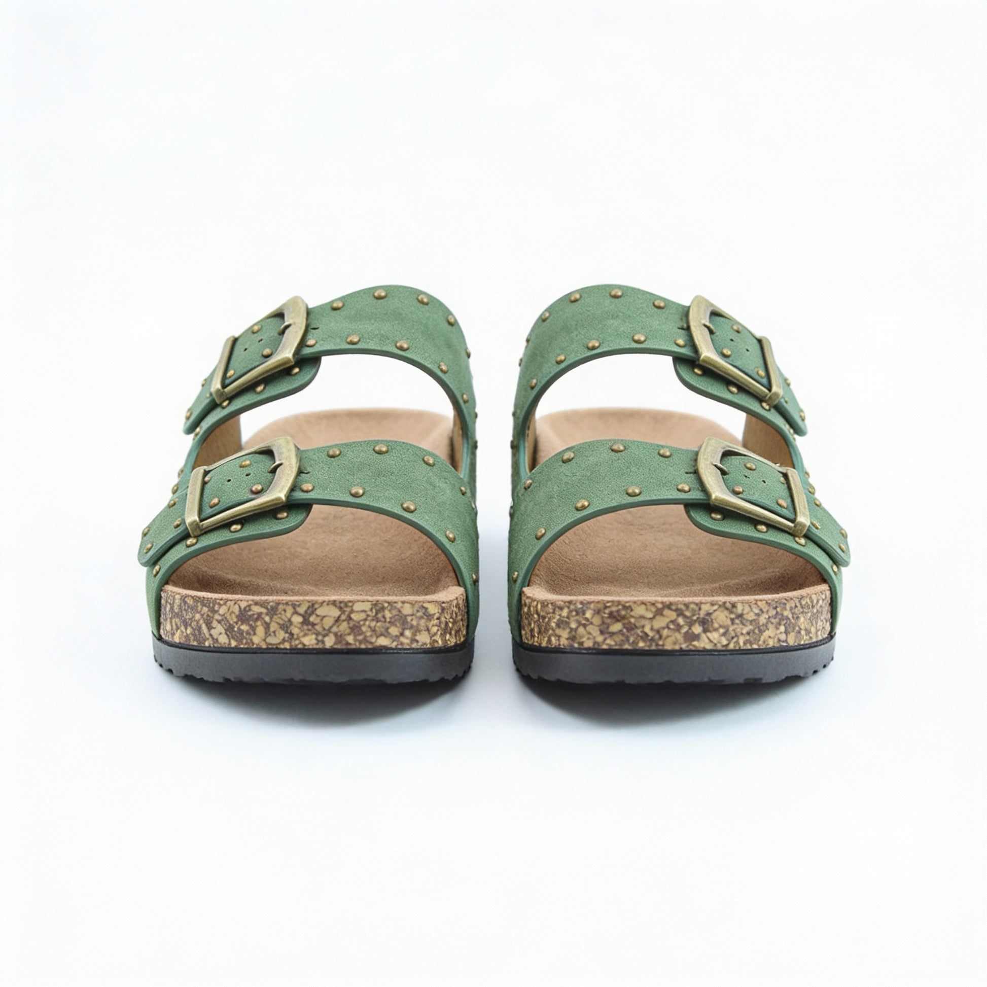 Heavenly Feet POLLY Womens Mules Sandals Forest