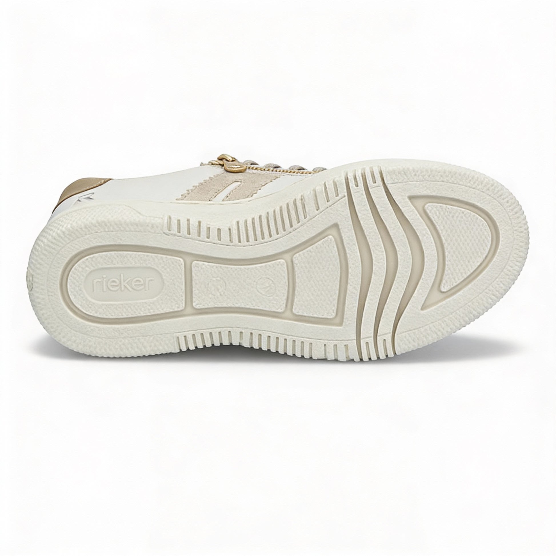 Rieker ENYA Womens Court Trainers Cream Multi