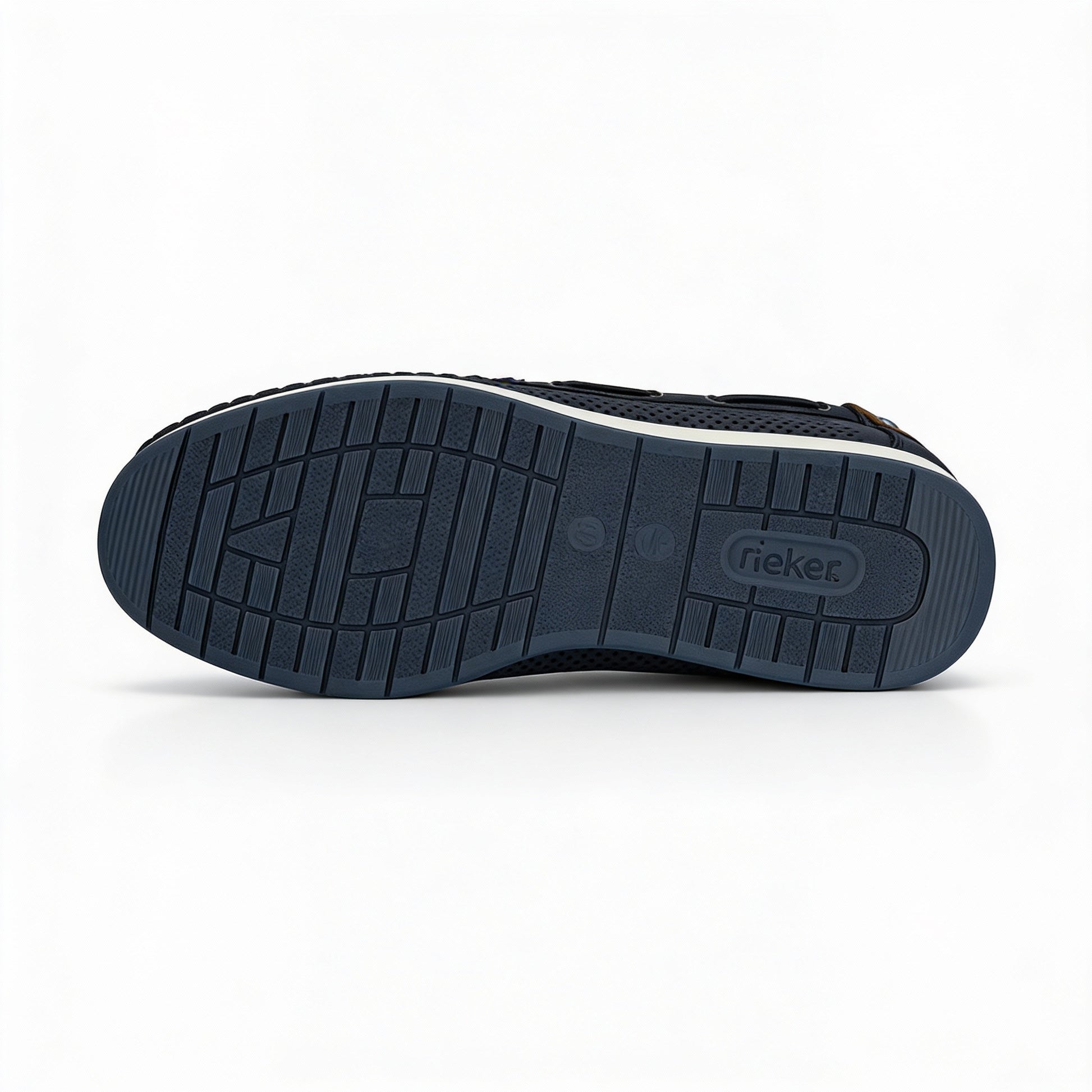 Rieker 11957 Mens Loafer Shoes Blue
