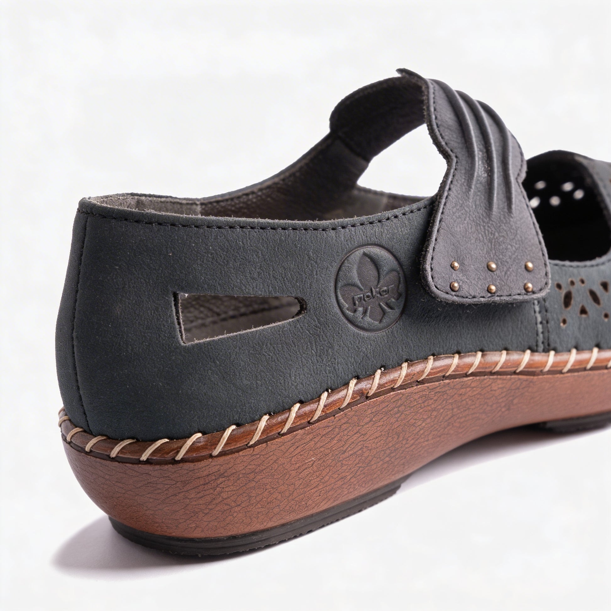 Rieker 44896-14 Womens Shoes Blue