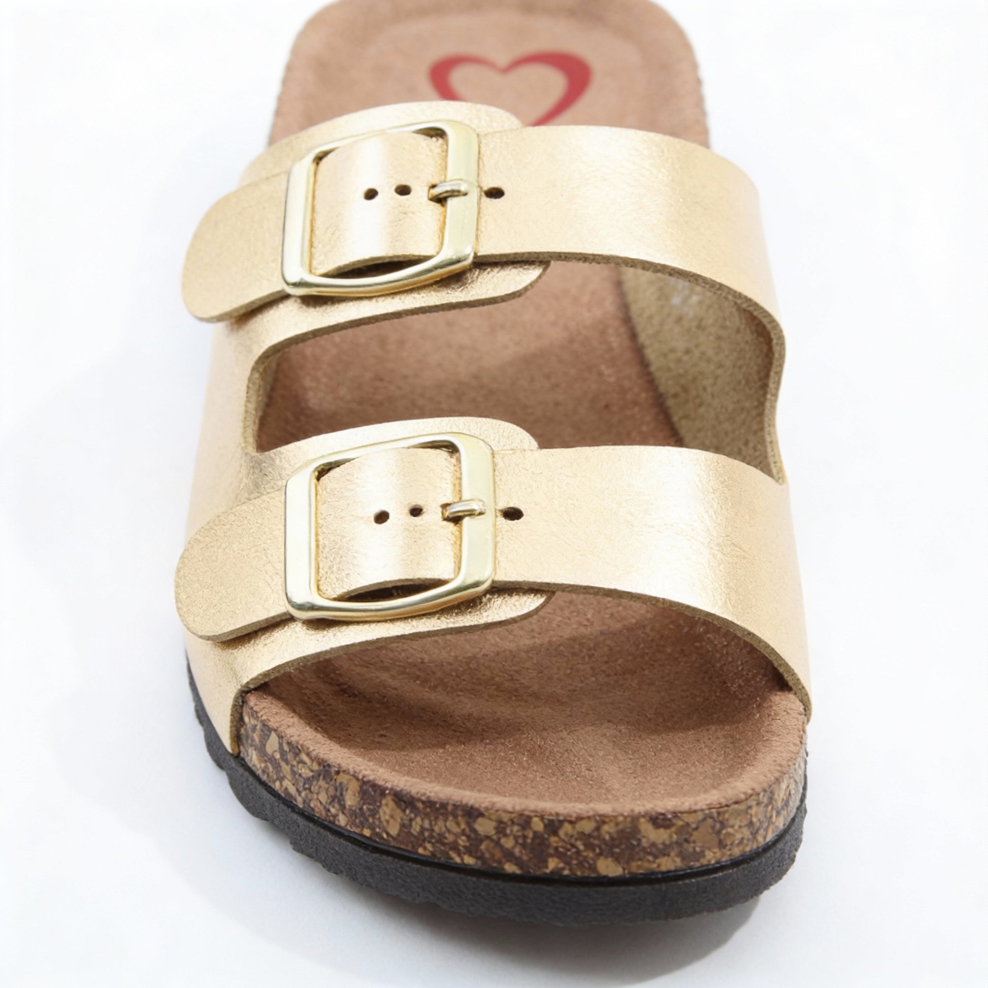 Heavenly Feet HARMONY2 Womens Mules Sandals Gold