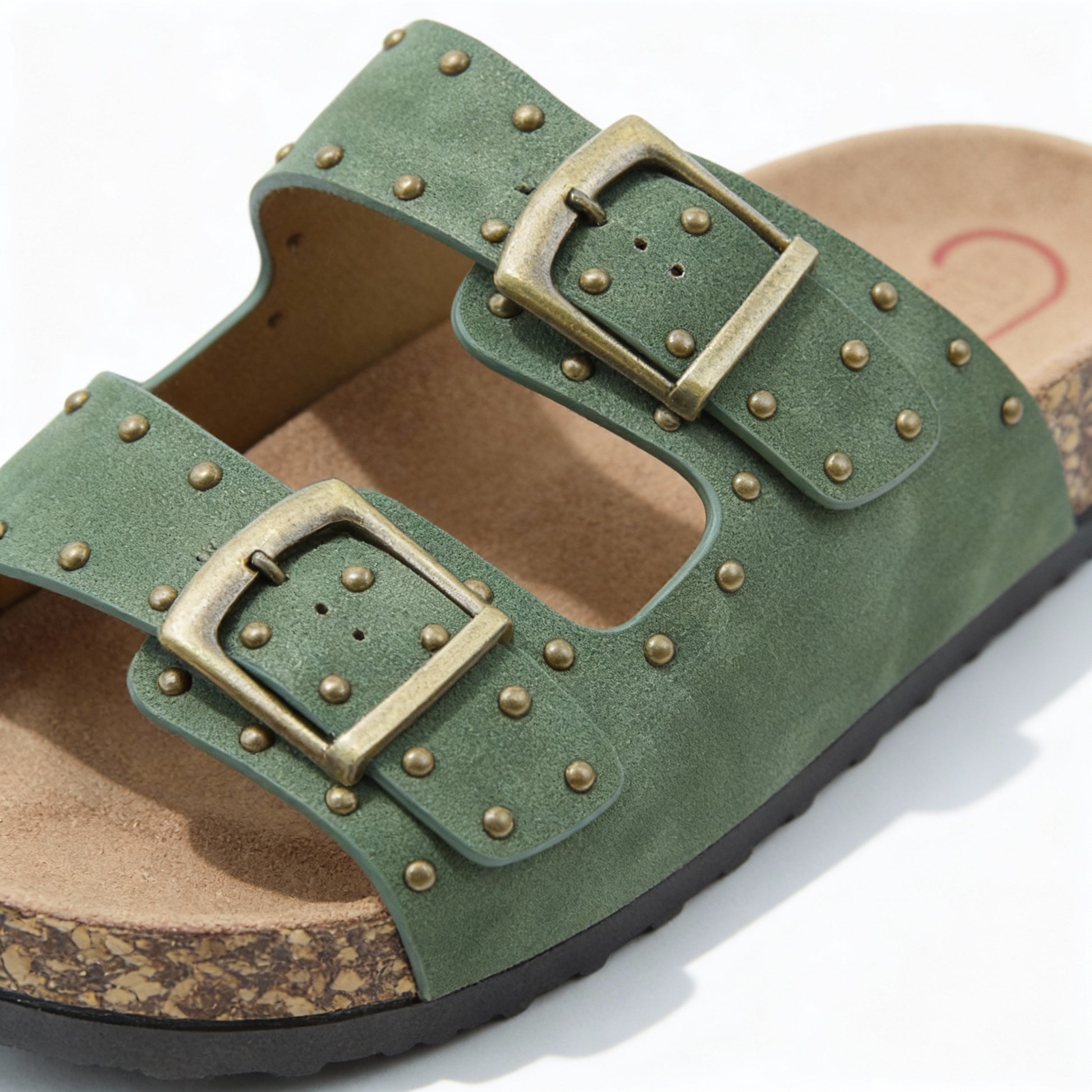 Heavenly Feet POLLY Womens Mules Sandals Forest