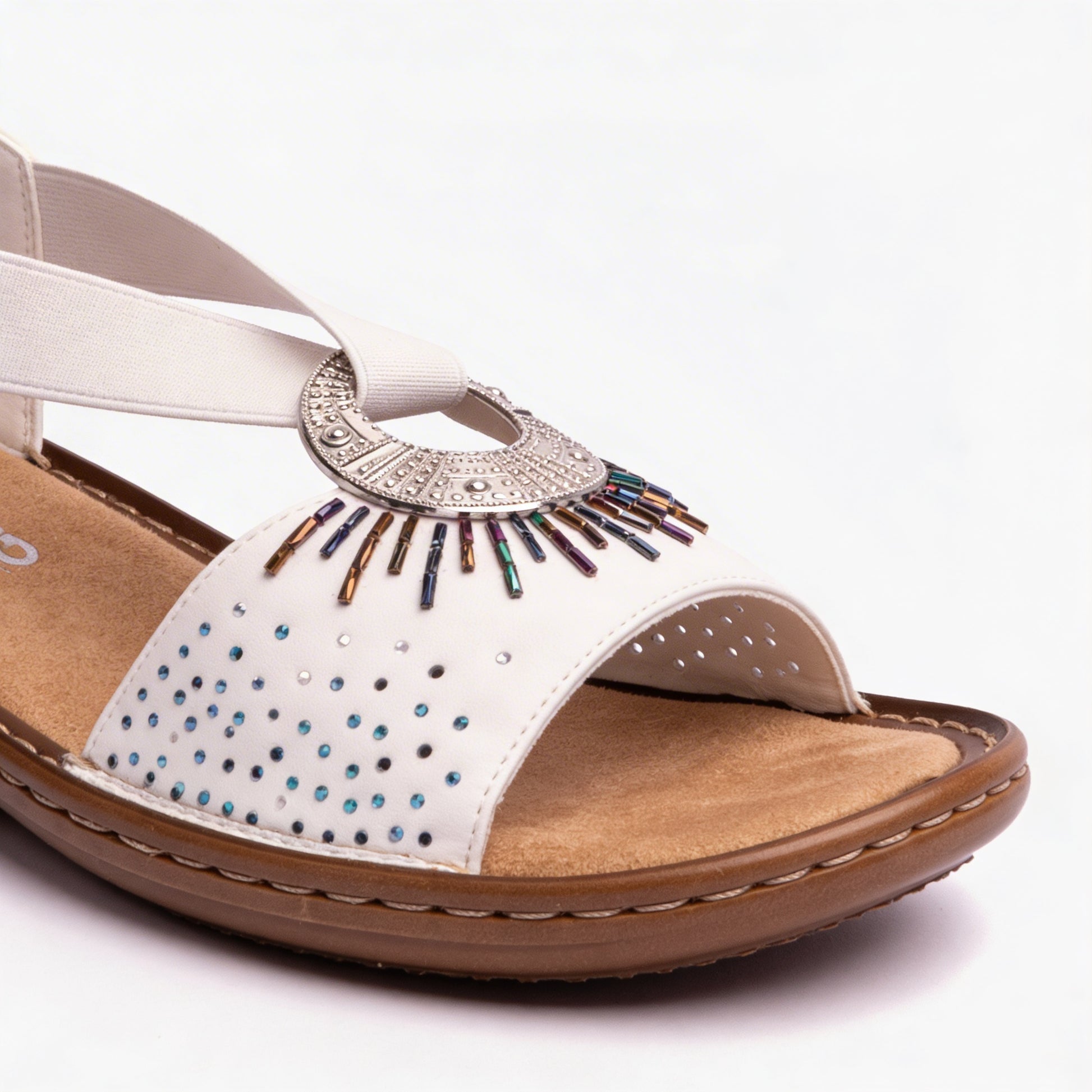Rieker 60880-80 Womens Sandals White