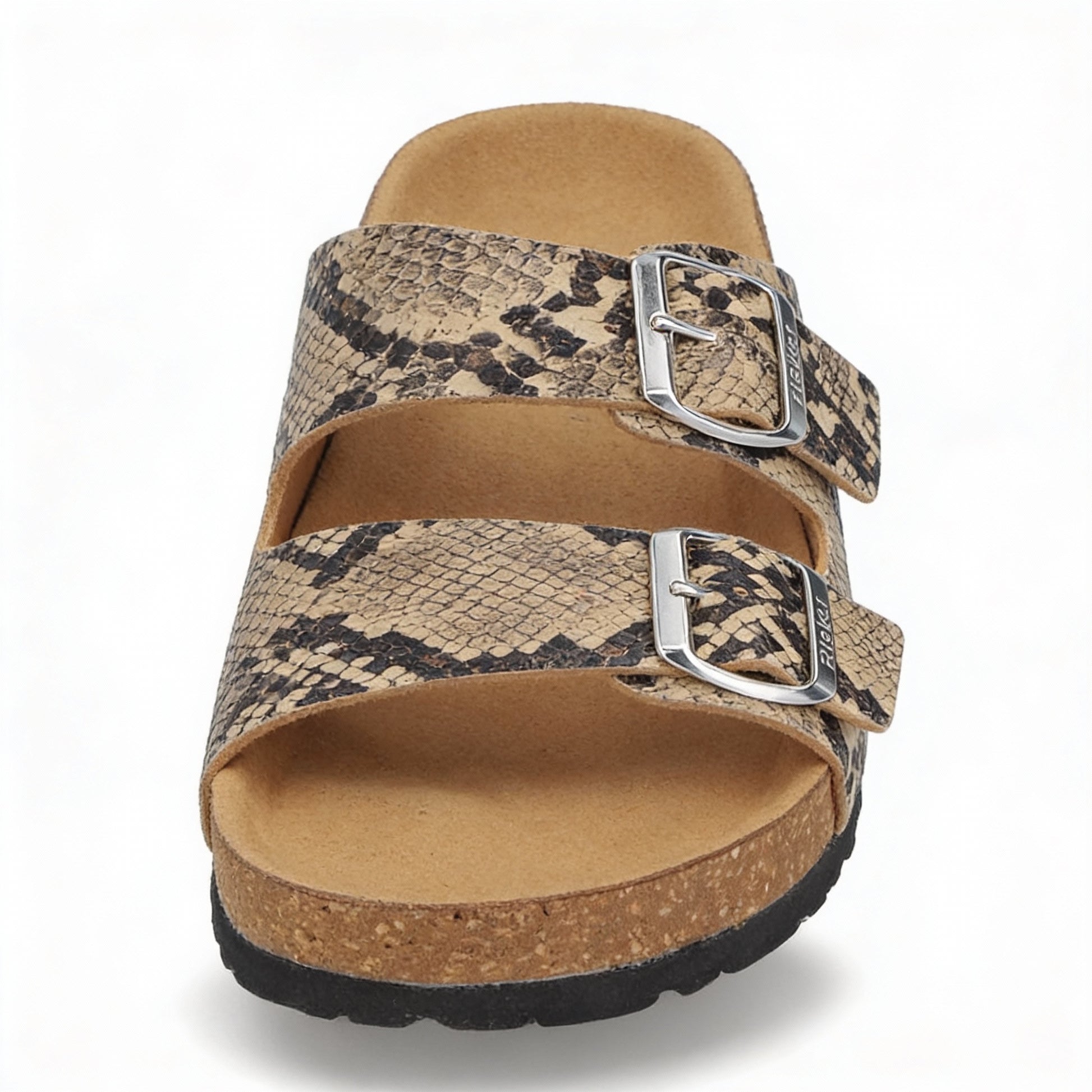 Rieker V6391 Womens Cross Strap Sandals Multi