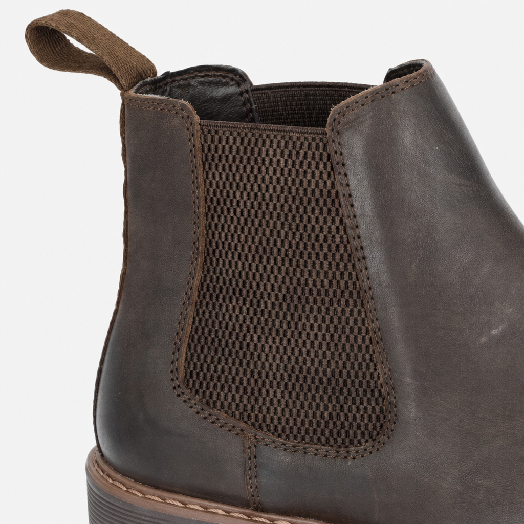 Roamers MICKEY Mens Dealer Boots Brown