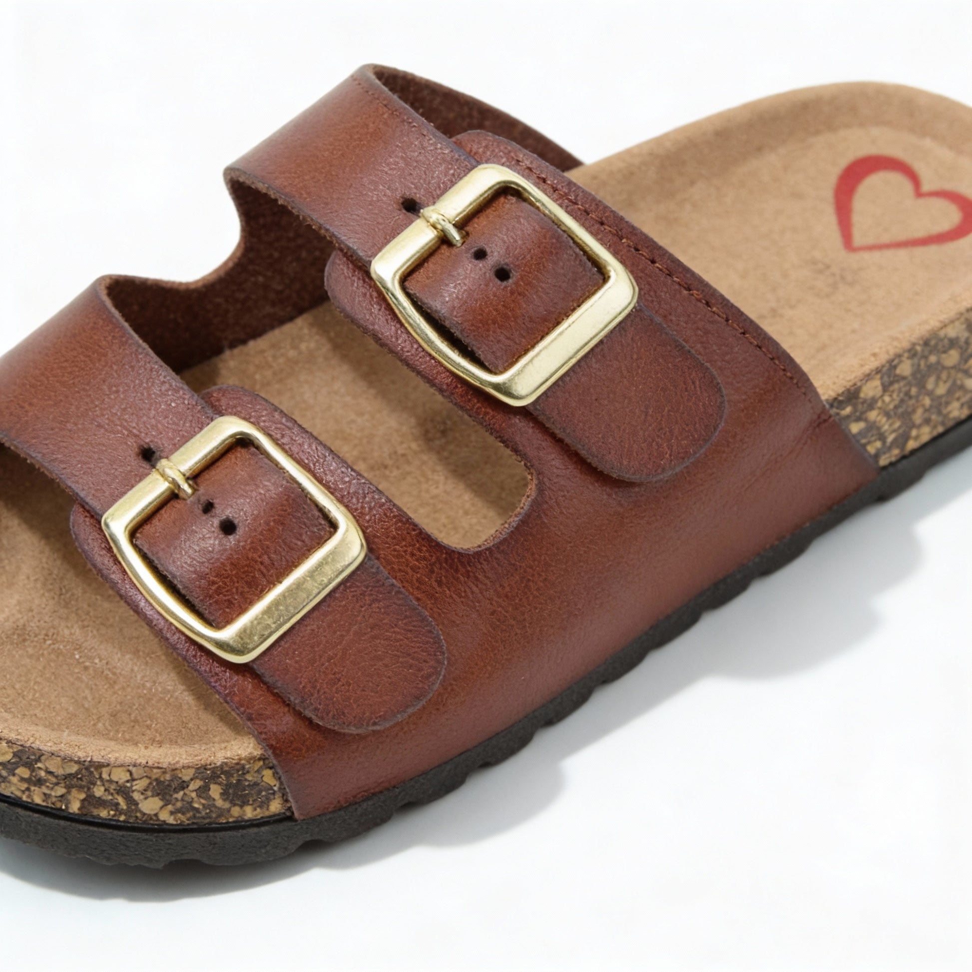 Heavenly Feet HARMONY2 Womens Mules Sandals Redwood