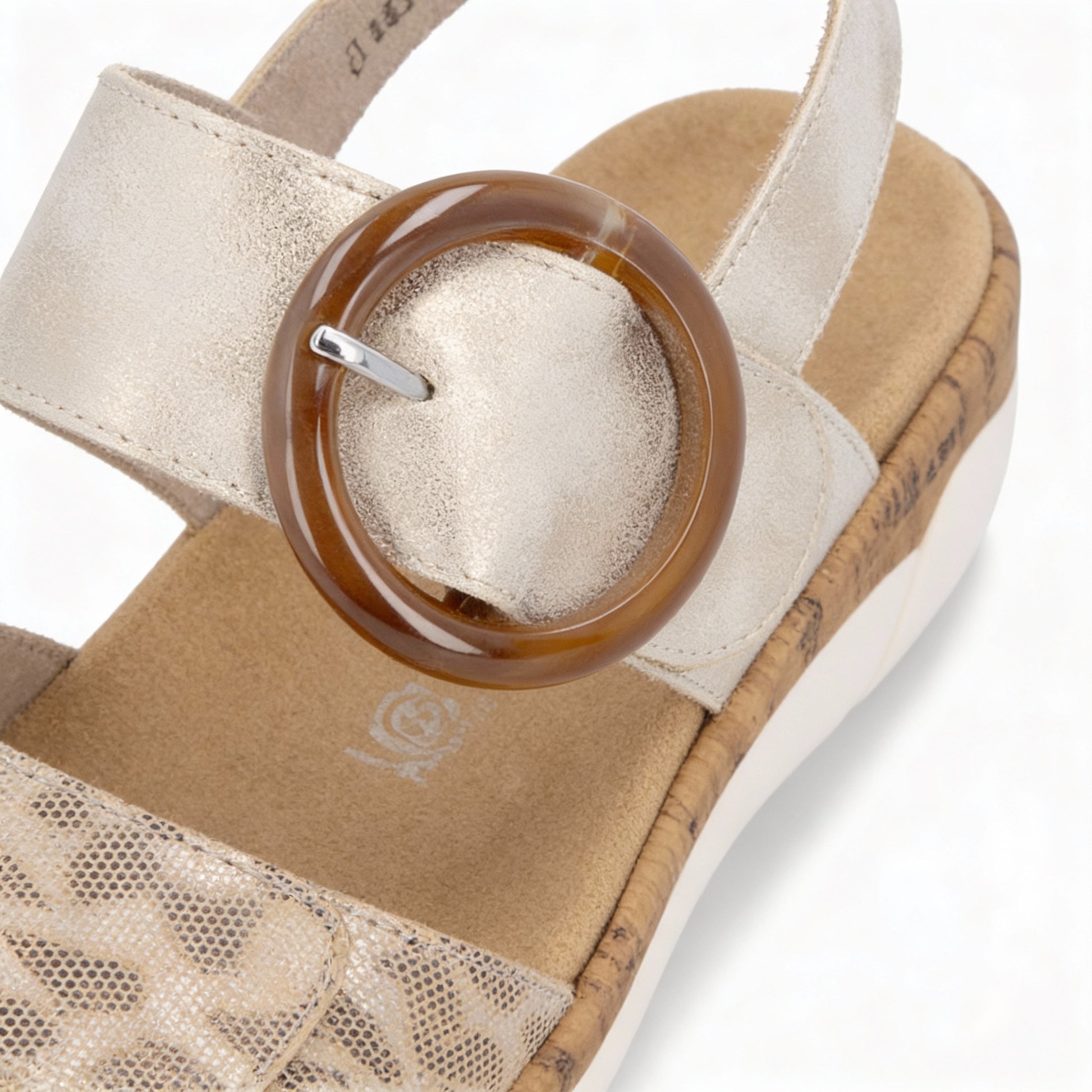 Remonte R6853 Womens Ankle Strap Sandals Multi