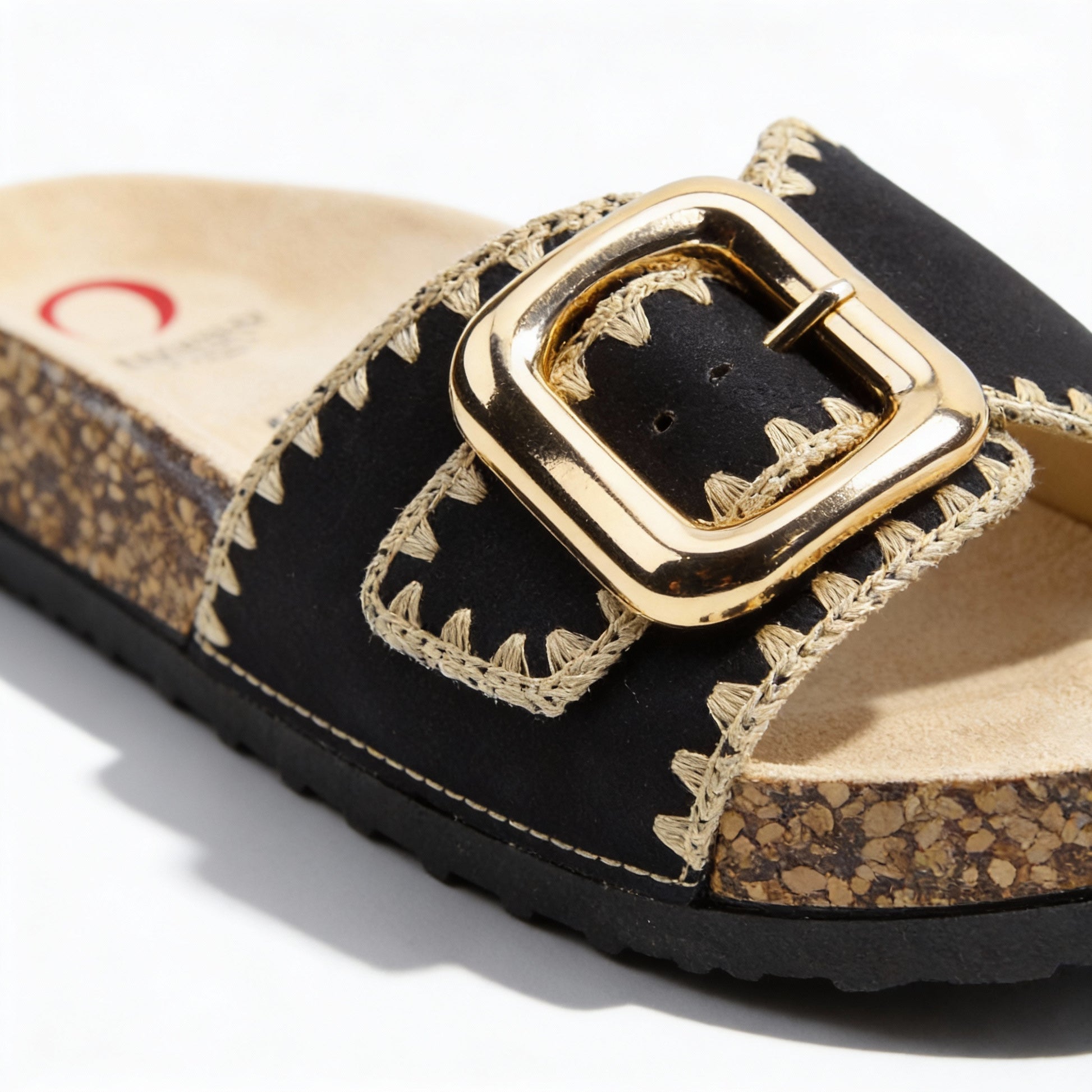Heavenly Feet REED Womens Mules Sandals Black