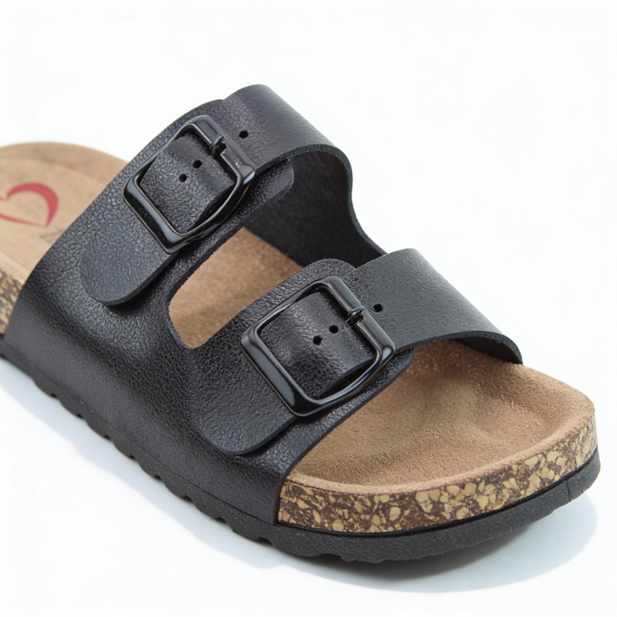 Heavenly Feet HARMONY2 Womens Mules Sandals Black